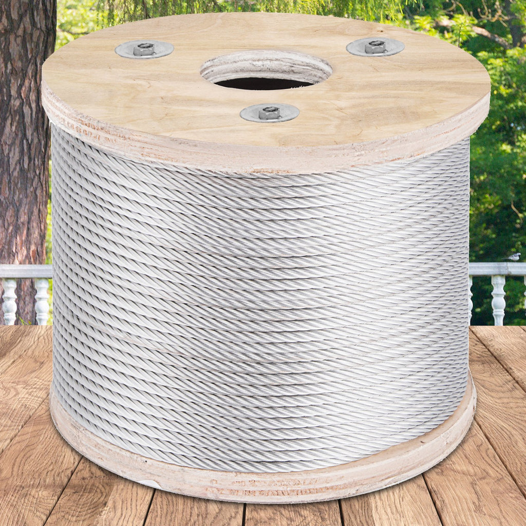 Plieninis trosas VEVOR 304 Stainless Steel, 76 m ilgio