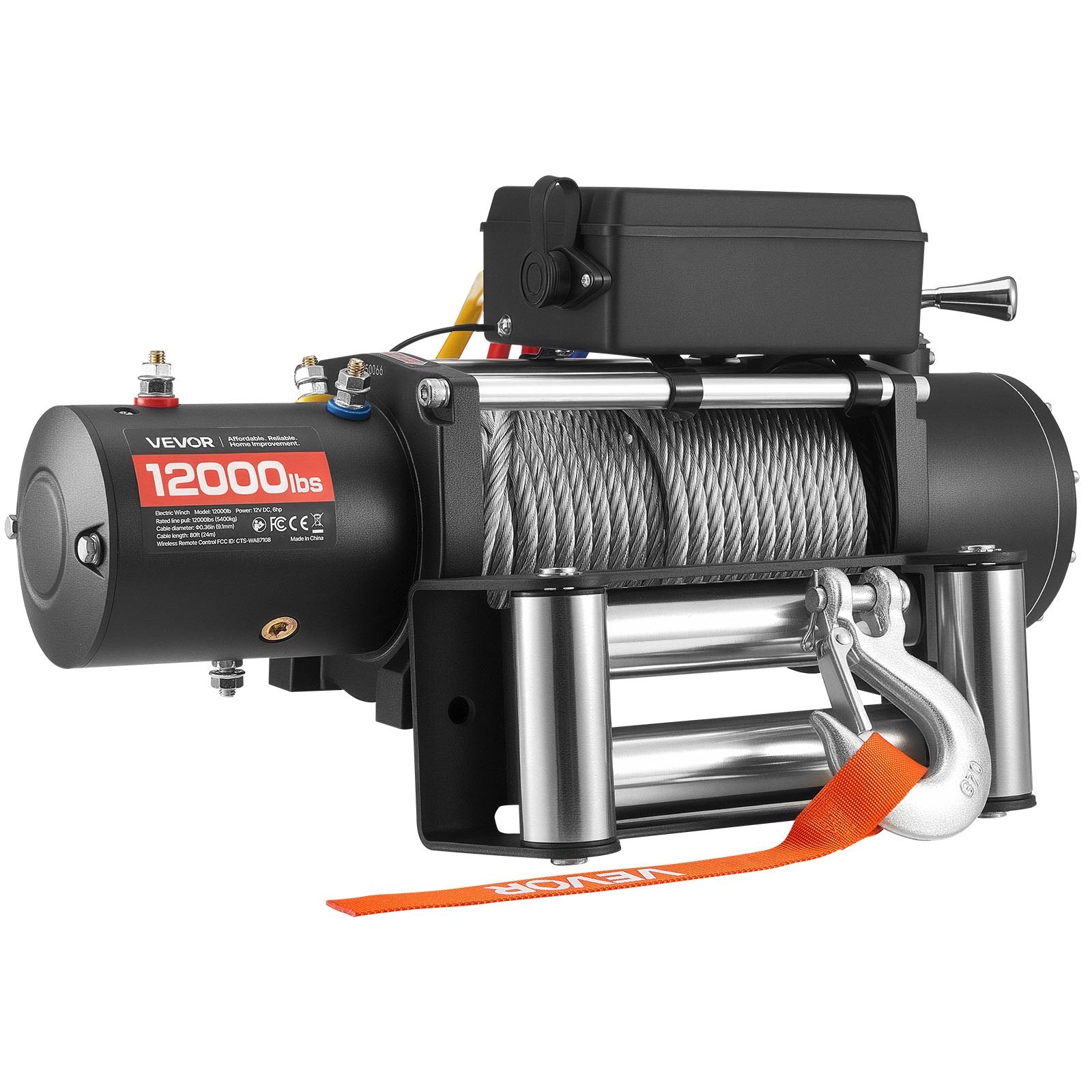 Elektrinė gervė VEVOR 12000lb, 5400 kg traukos galia