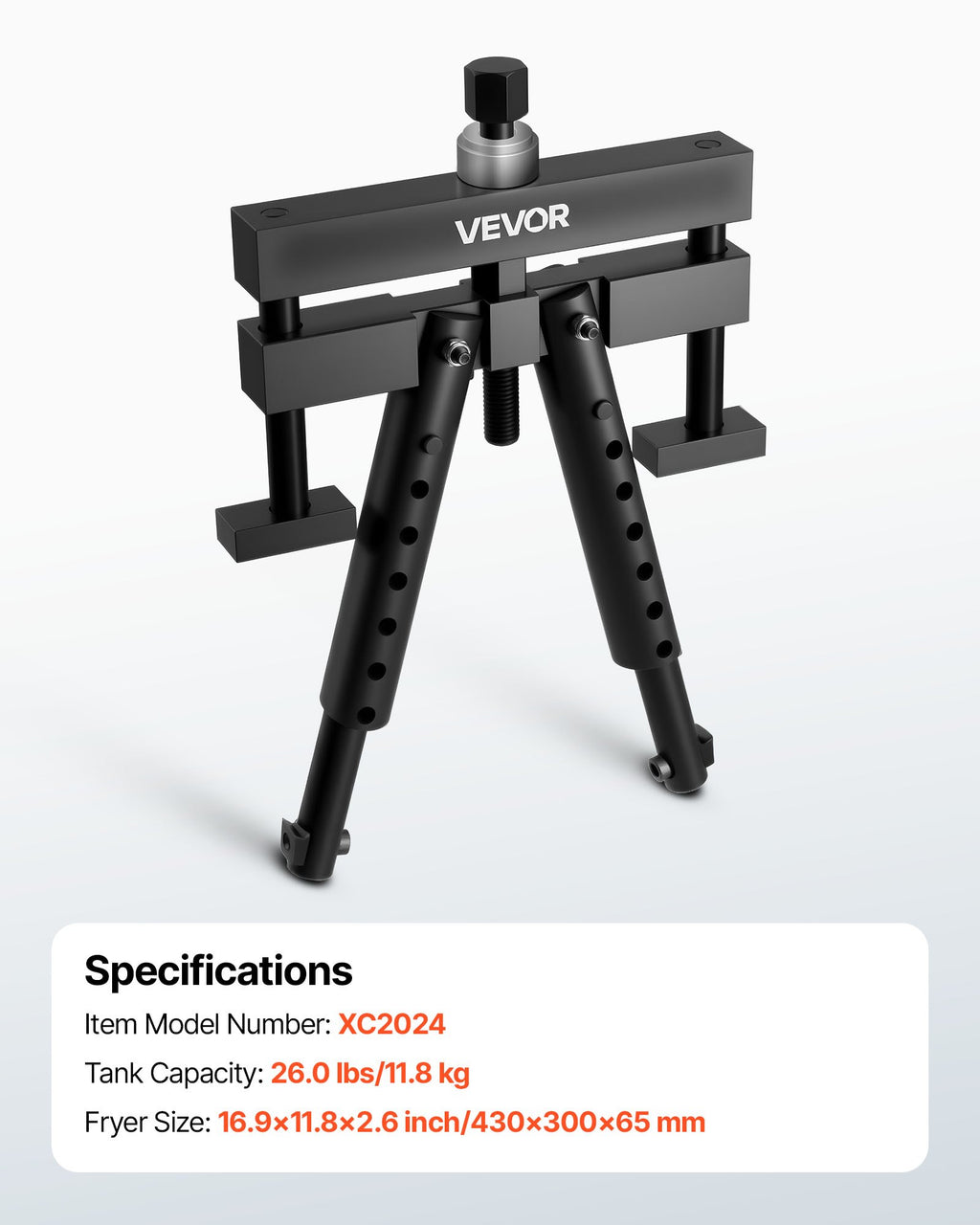 Universalus cilindrų įvorių ištraukėjas VEVOR XC2024, 98,43–158,75 mm