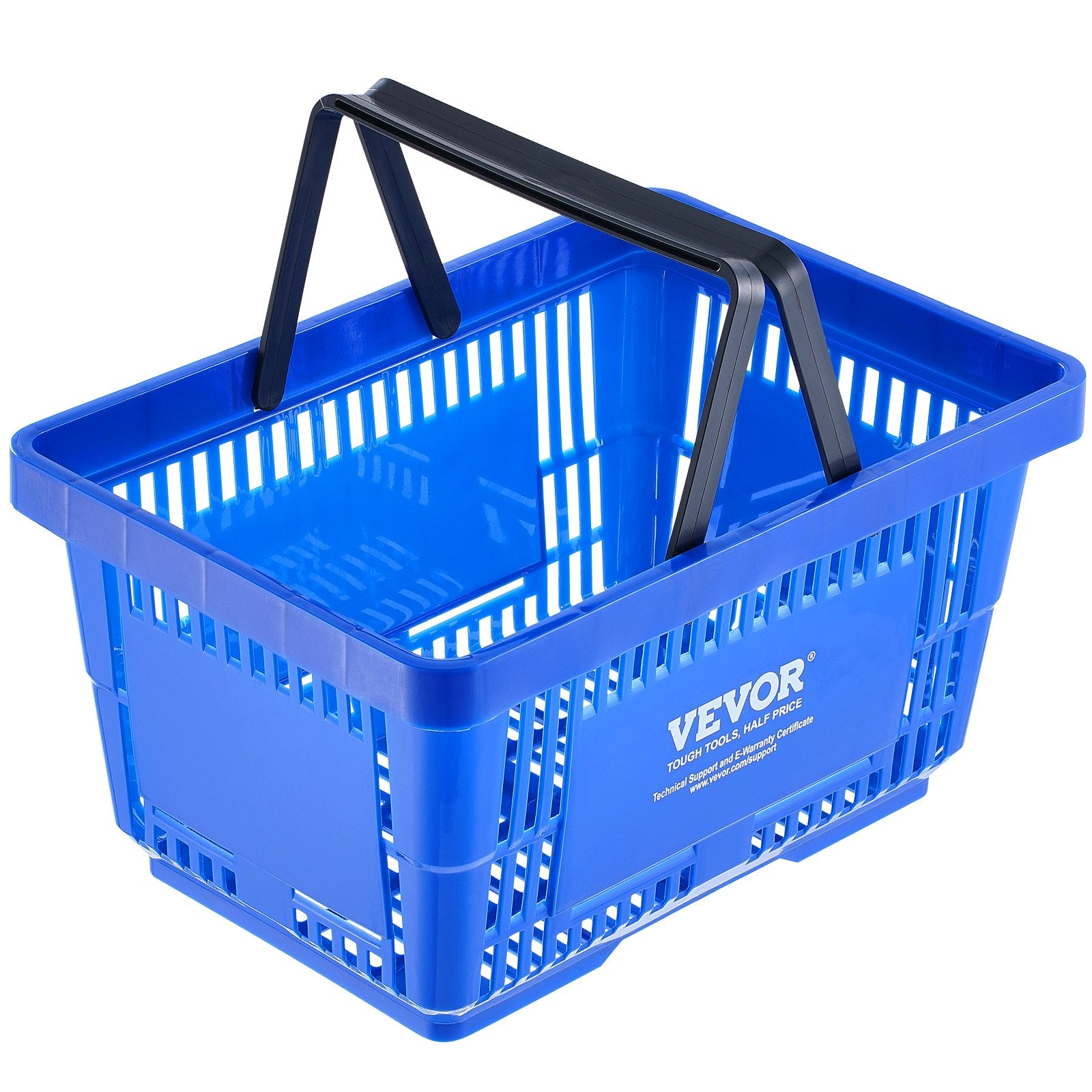 Pirkinių krepšelių rinkinys VEVOR LB-B0051-1, 12 vnt., 24 l