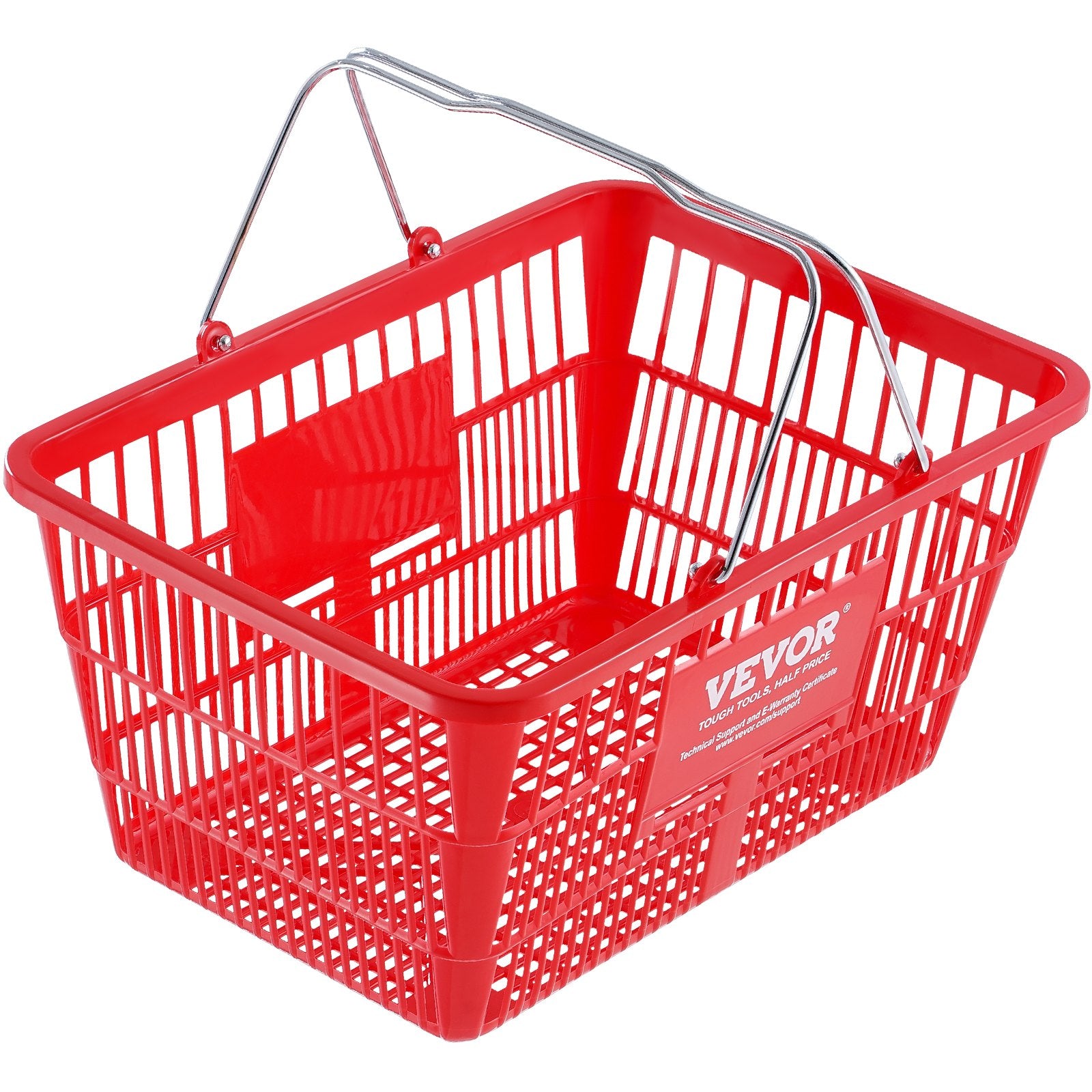 Pirkinių krepšelių rinkinys VEVOR LB-B003-5, 12 vnt., 21 l