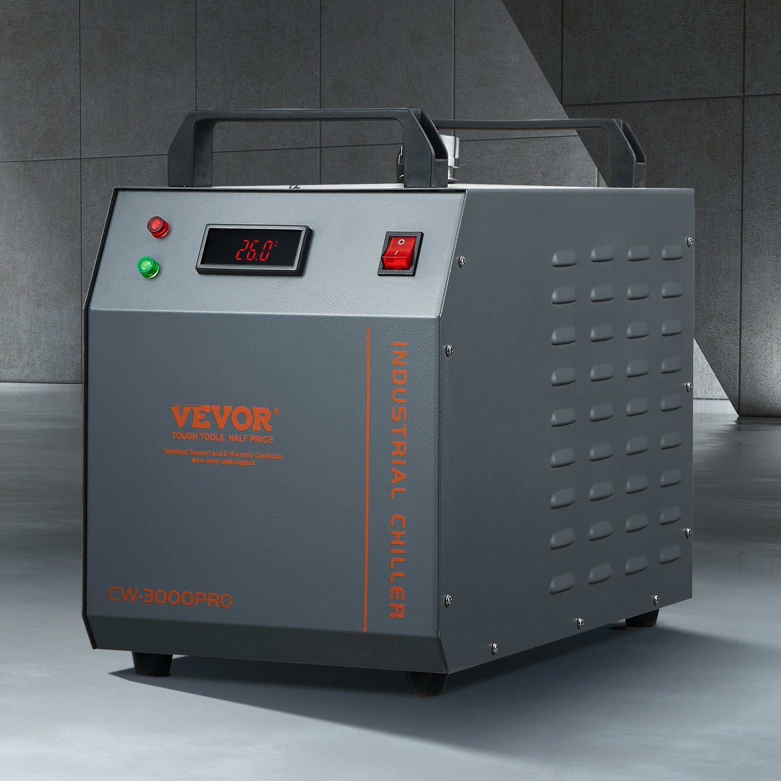 Pramoninis vandens aušintuvas VEVOR CW-3000(PRO), 12 l talpa