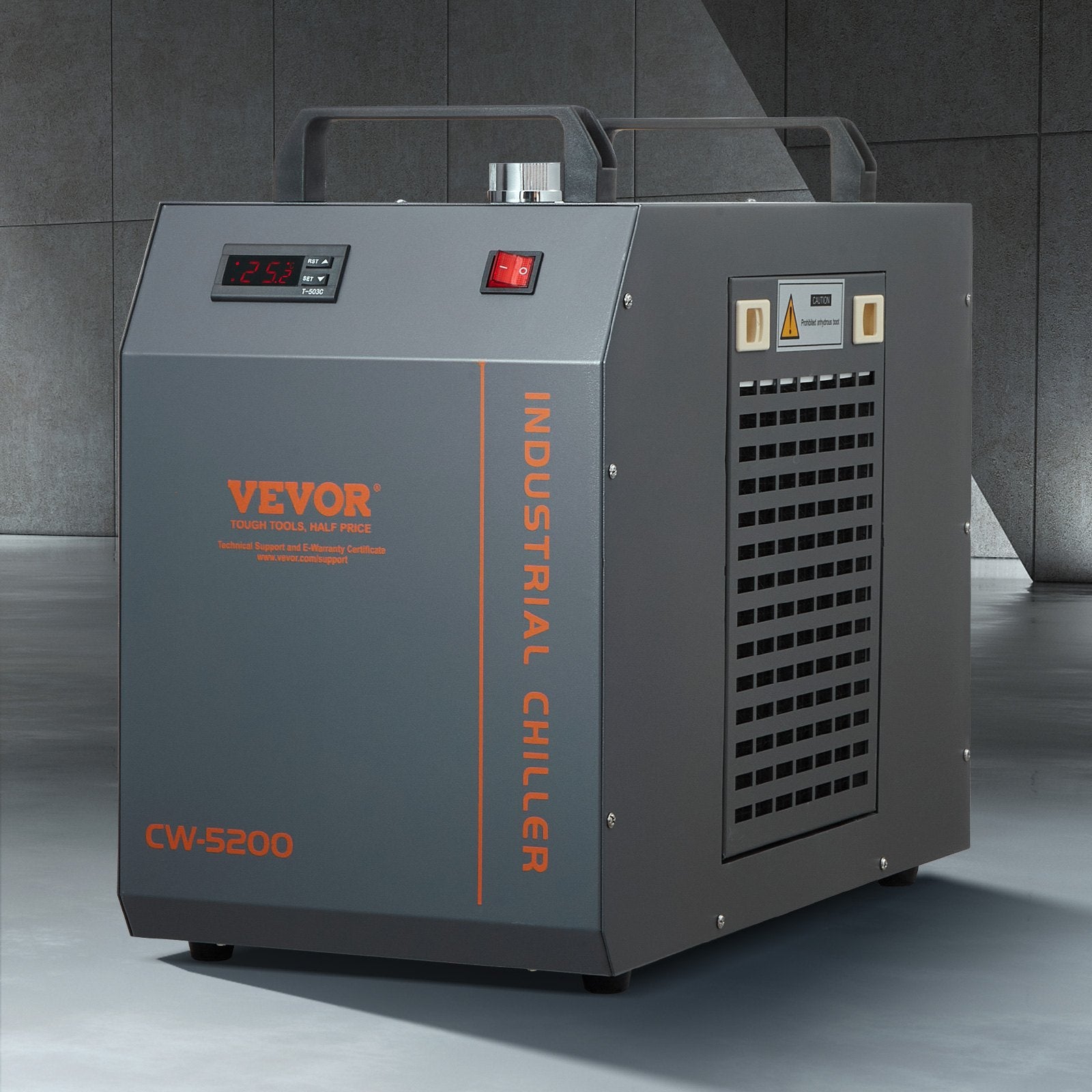 Pramoninis vandens aušintuvas VEVOR CW-5200, 1450 W aušinimo galia