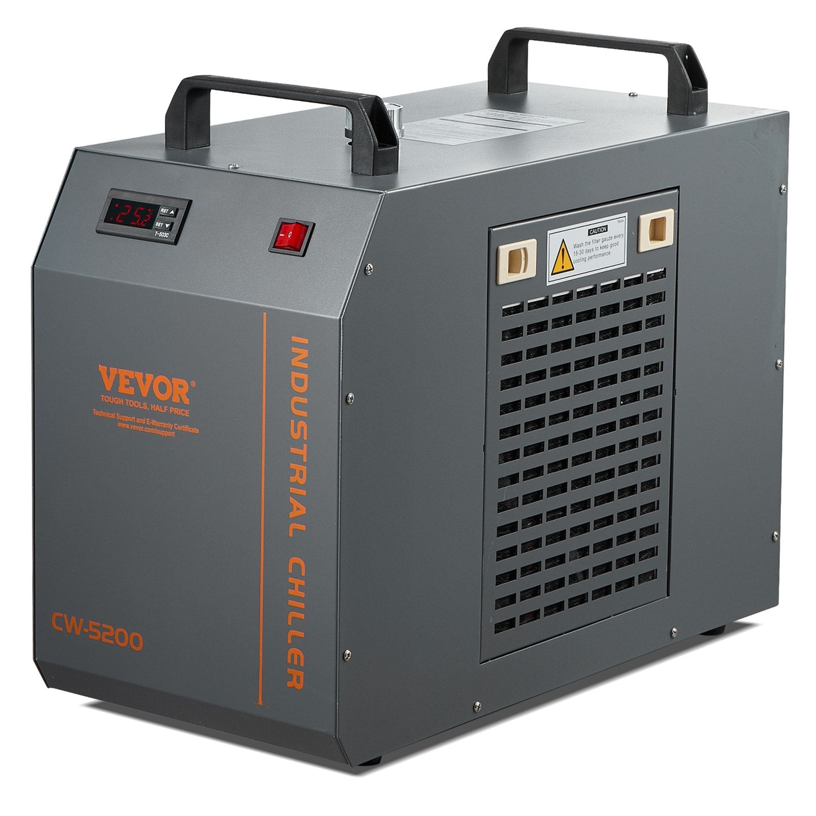 Pramoninis vandens aušintuvas VEVOR CW-5200, 1450 W aušinimo galia