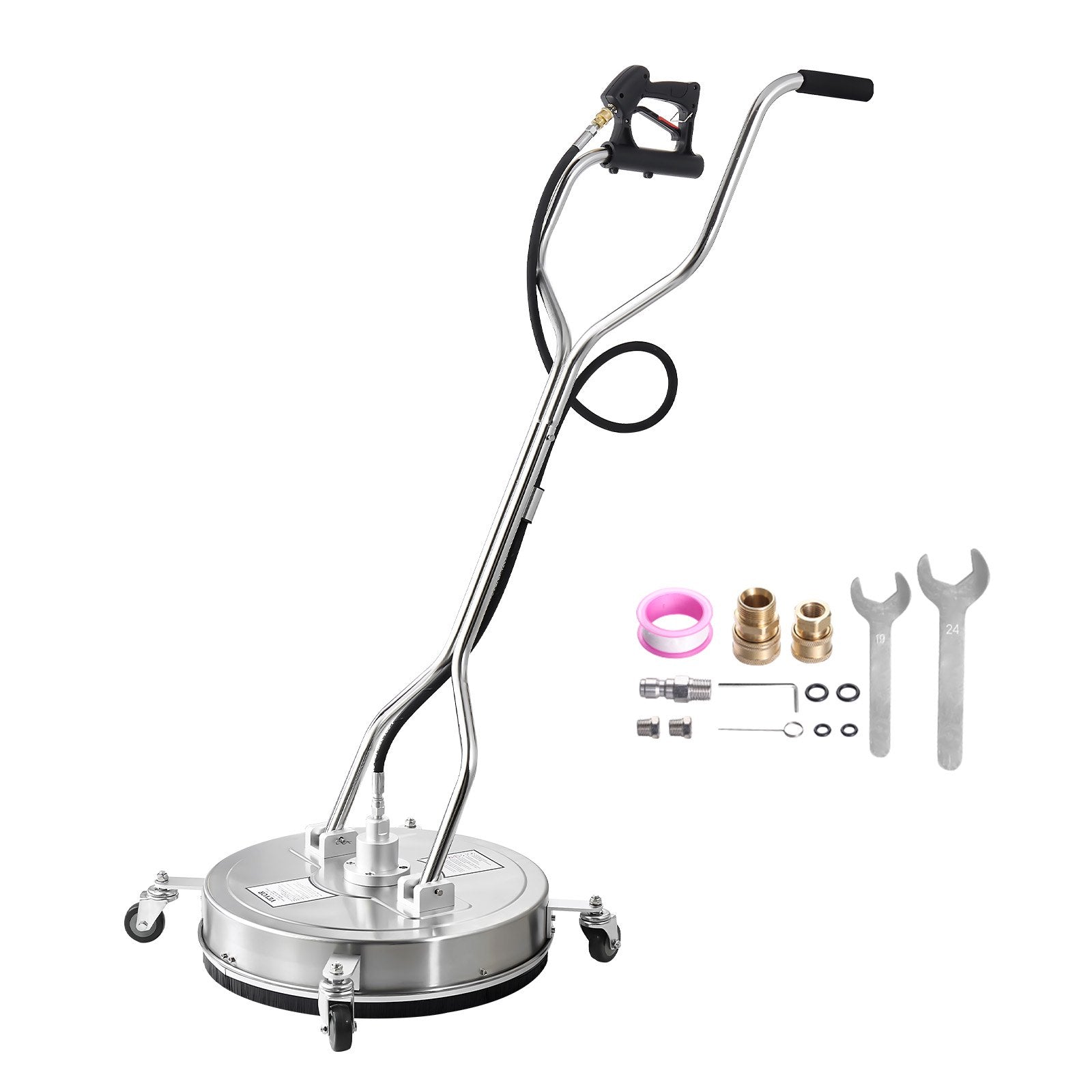Aukšto slėgio paviršių valytuvas VEVOR QD-XDP01, 53 cm