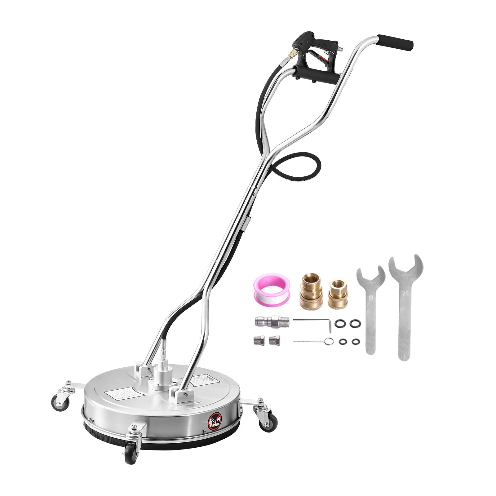 Aukšto slėgio plovimo įrenginio paviršių valiklis VEVOR QD-XDP01, 50,8 cm