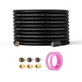Aukšto slėgio plovimo įrenginio žarna VEVOR 1/4" PVC Hose-100ft-8 set, 30,5 m