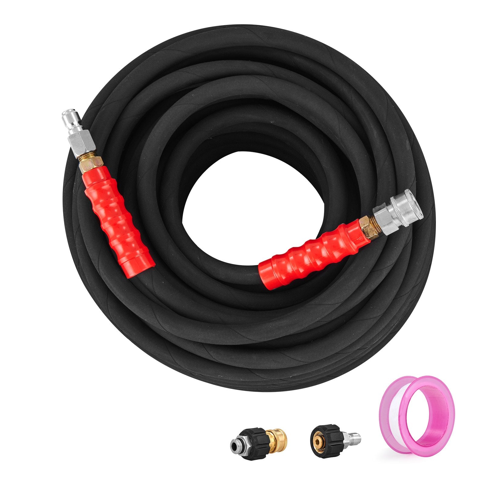 Aukšto slėgio plovimo žarna VEVOR 3/8" Wire Hose-100ft, 30,5 m