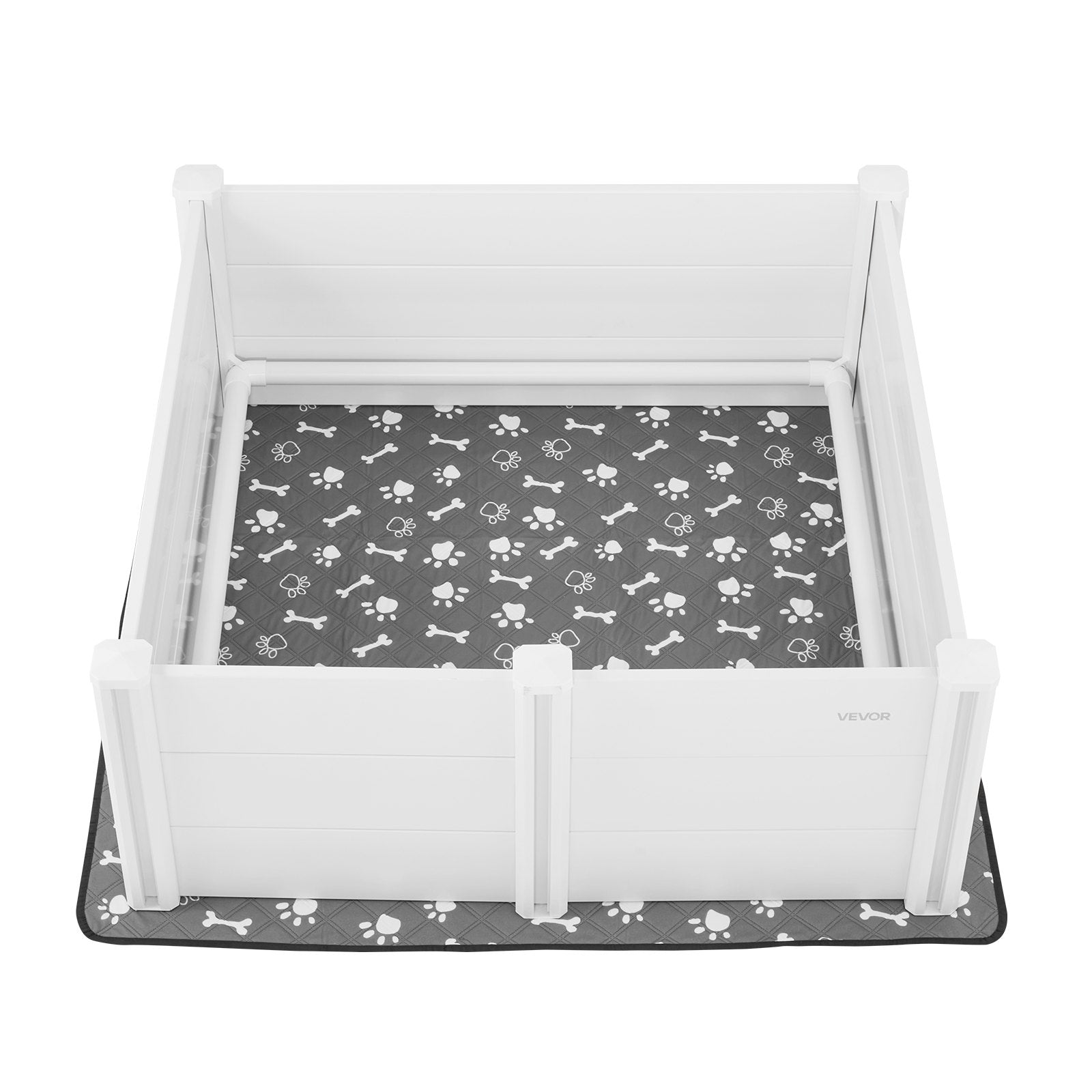 Šunų atsivedimo dėžė VEVOR KH-CW01-G, 122x122x46 cm