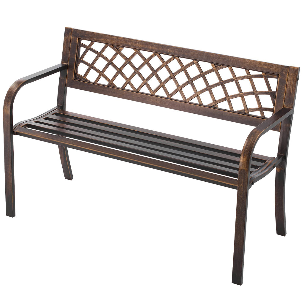 Lauko suolas VEVOR YS-7023BR, 116 cm