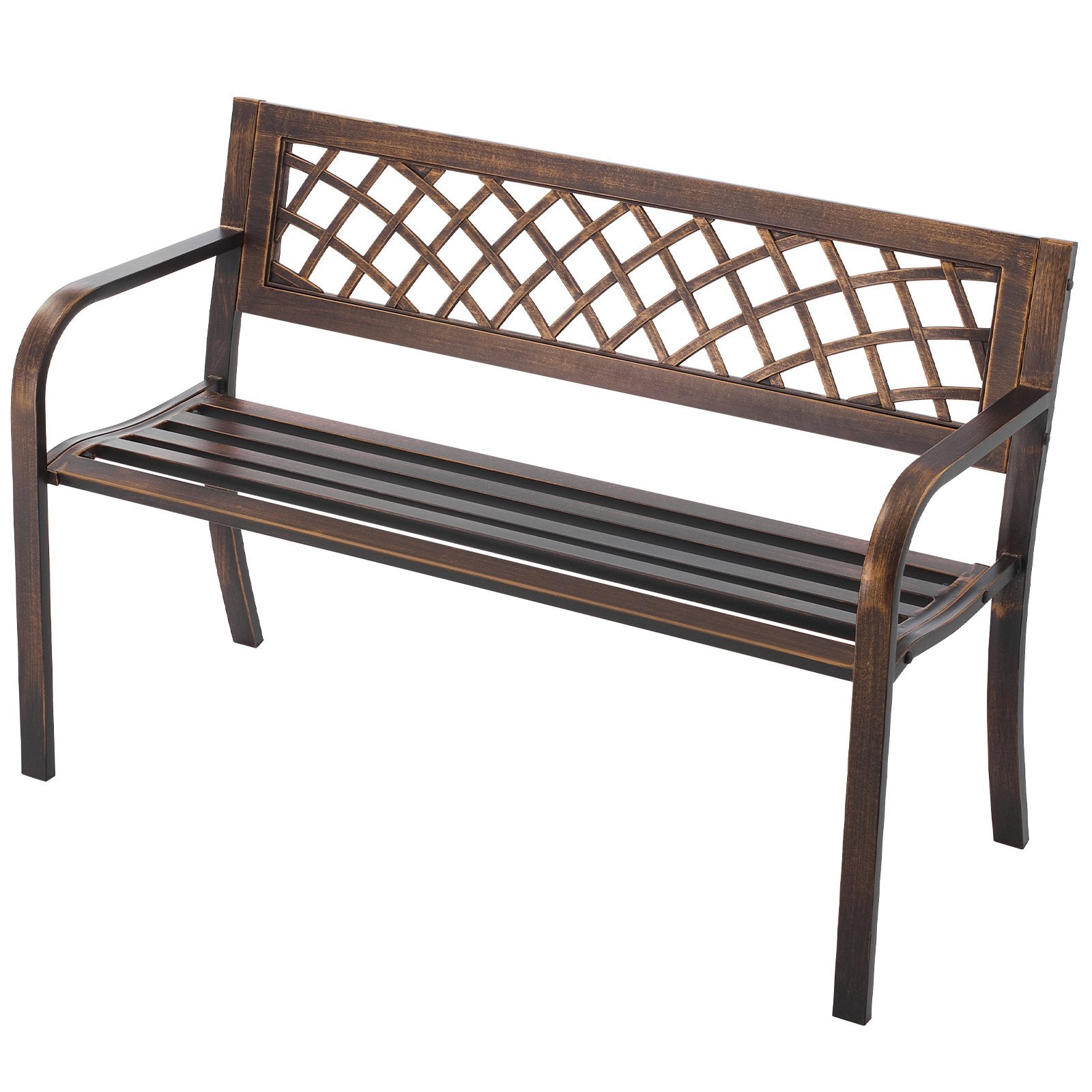Lauko suolas VEVOR YS-7023BR, 116 cm