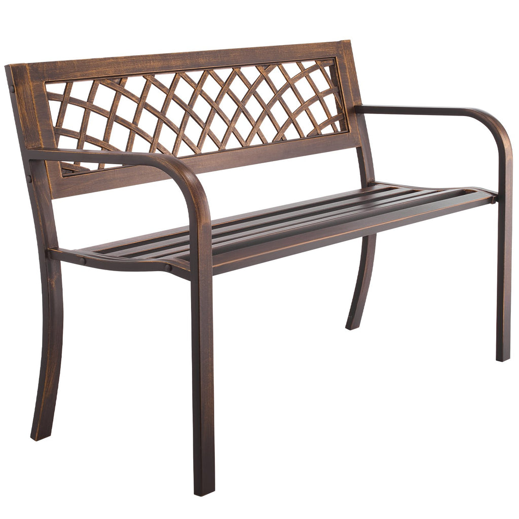 Lauko suolas VEVOR YS-7023BR, 116 cm