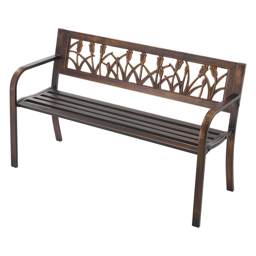 Lauko suolas VEVOR YS-7017BR, 127 cm