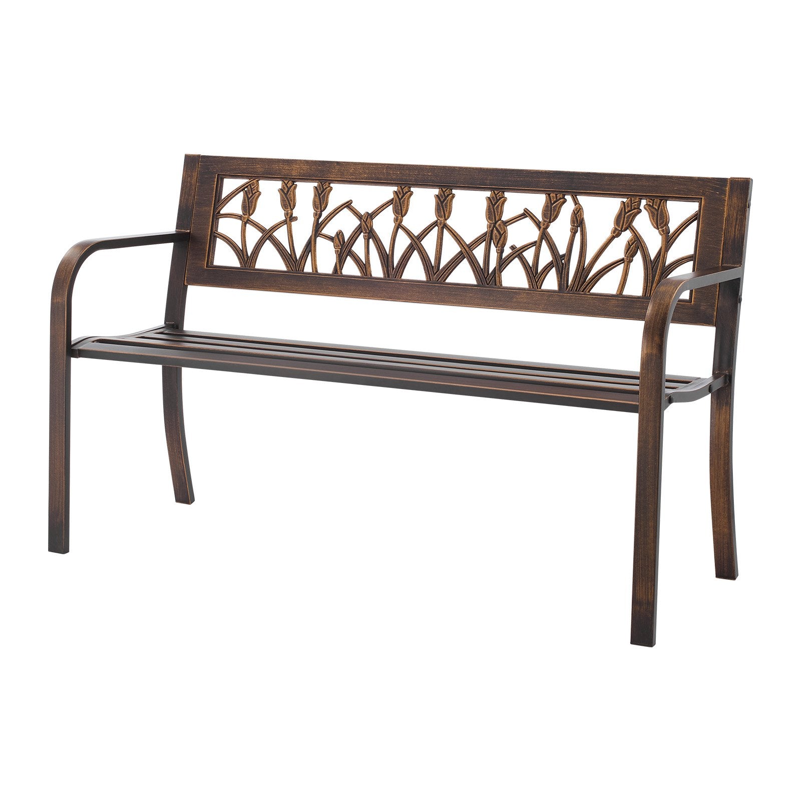 Lauko suolas VEVOR YS-7017BR, 127 cm