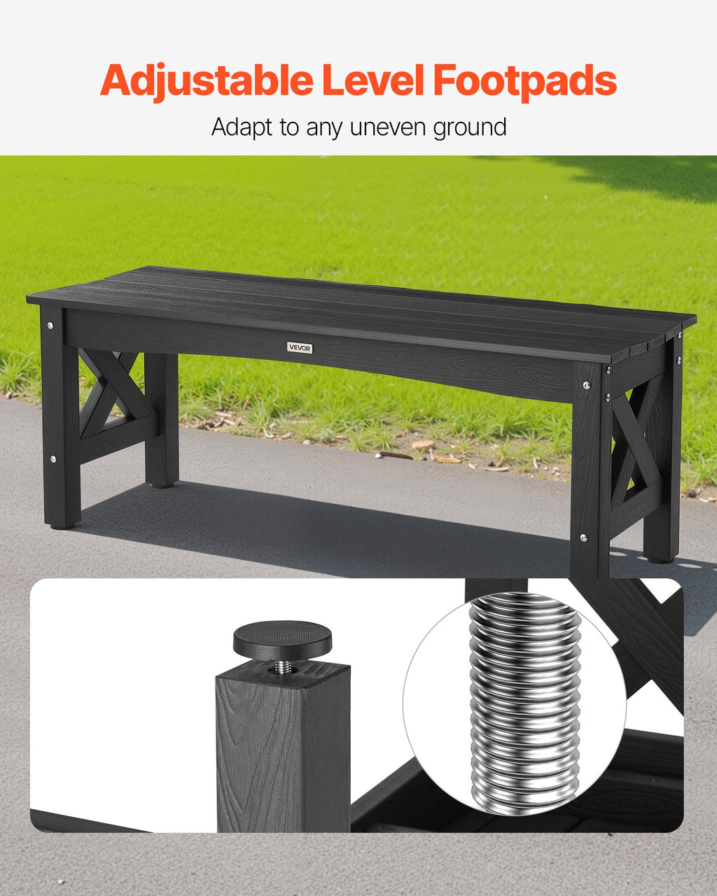 Lauko suolas VEVOR WS-SS003, 113 cm
