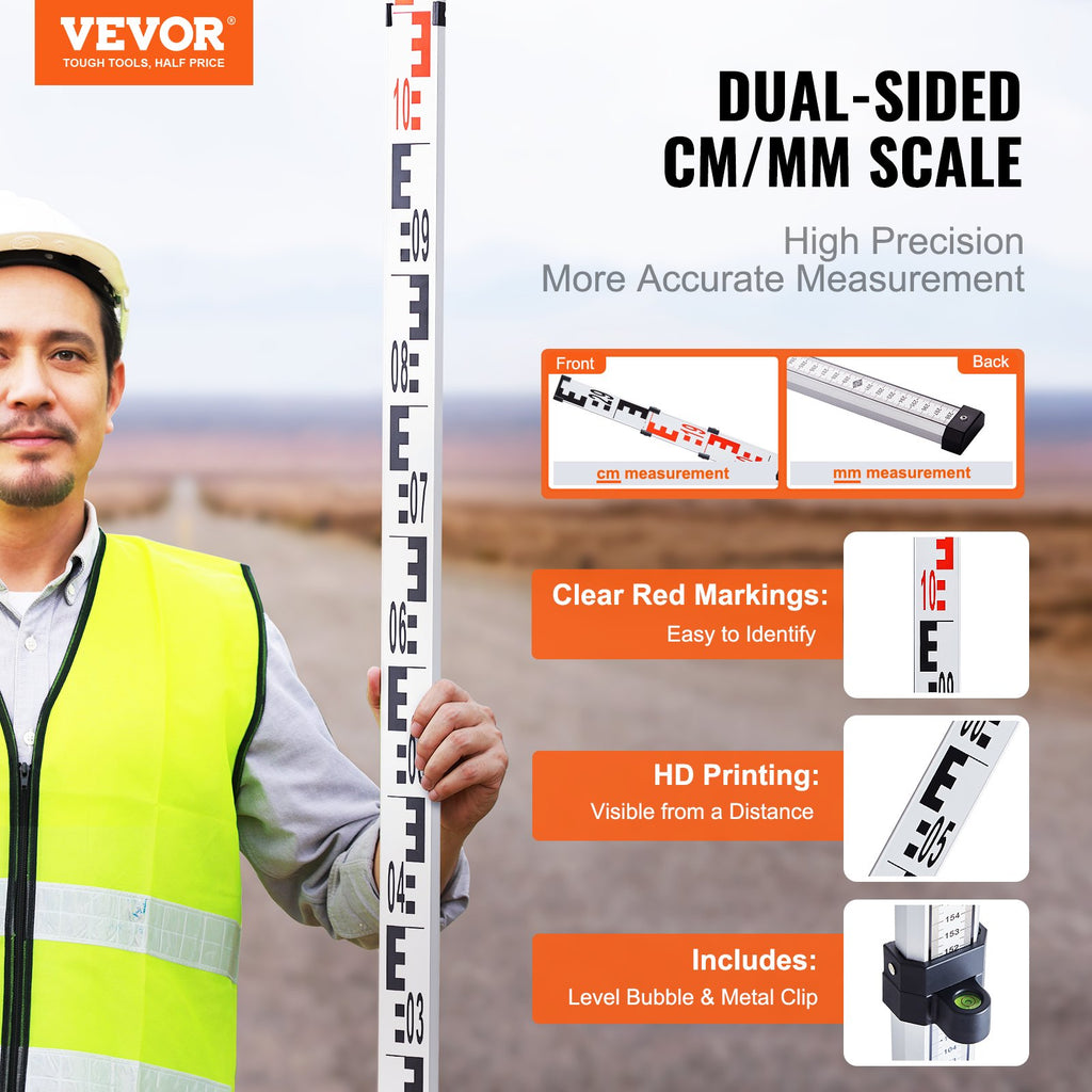 Teleskopinė matuoklė VEVOR 3M3J, 3 m