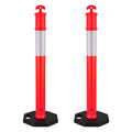 Eismo ribojimo stulpeliai VEVOR WP-06-R4, 1140 mm, 2 vnt.