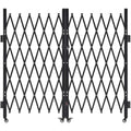 Dvigubi apsauginiai sulankstomi vartai VEVOR XSJ-25-ZDM05, 320 x 160,5 cm