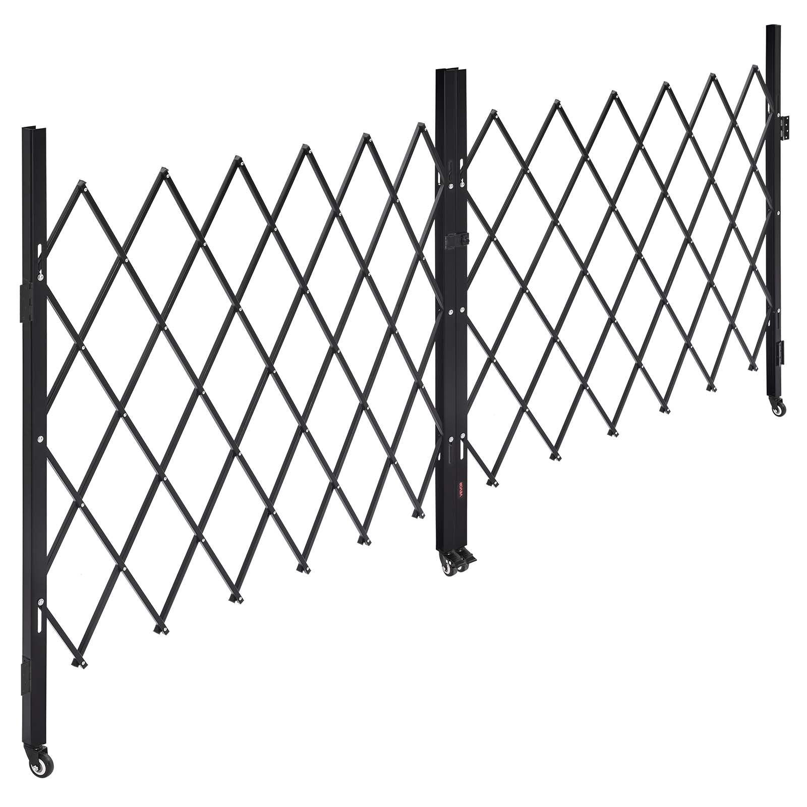 Dvigubi apsauginiai sulankstomi vartai VEVOR XSJ-25-ZDM05, 320 x 160,5 cm