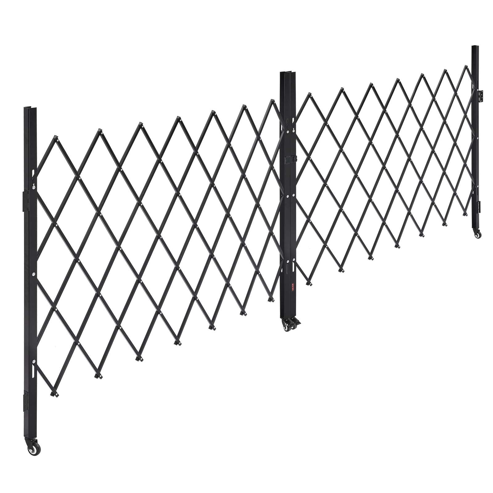 Dvigubos apsauginės sulankstomos grotos VEVOR XSJ-25-ZDM06, 330 x 160,5 cm