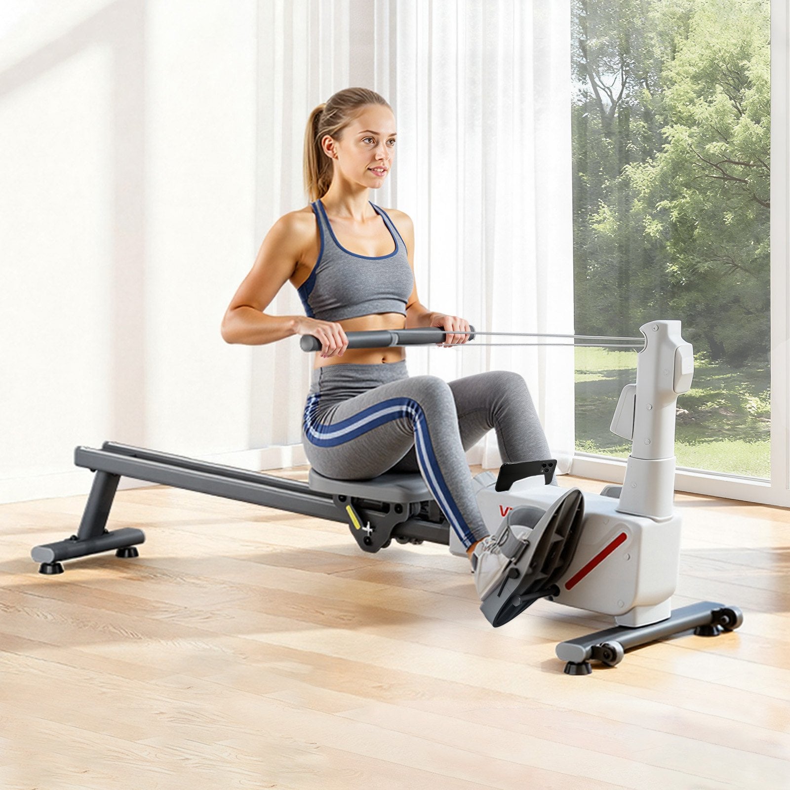 Magnetinis irklavimo treniruoklis VEVOR H-188-01, 158 kg apkrova