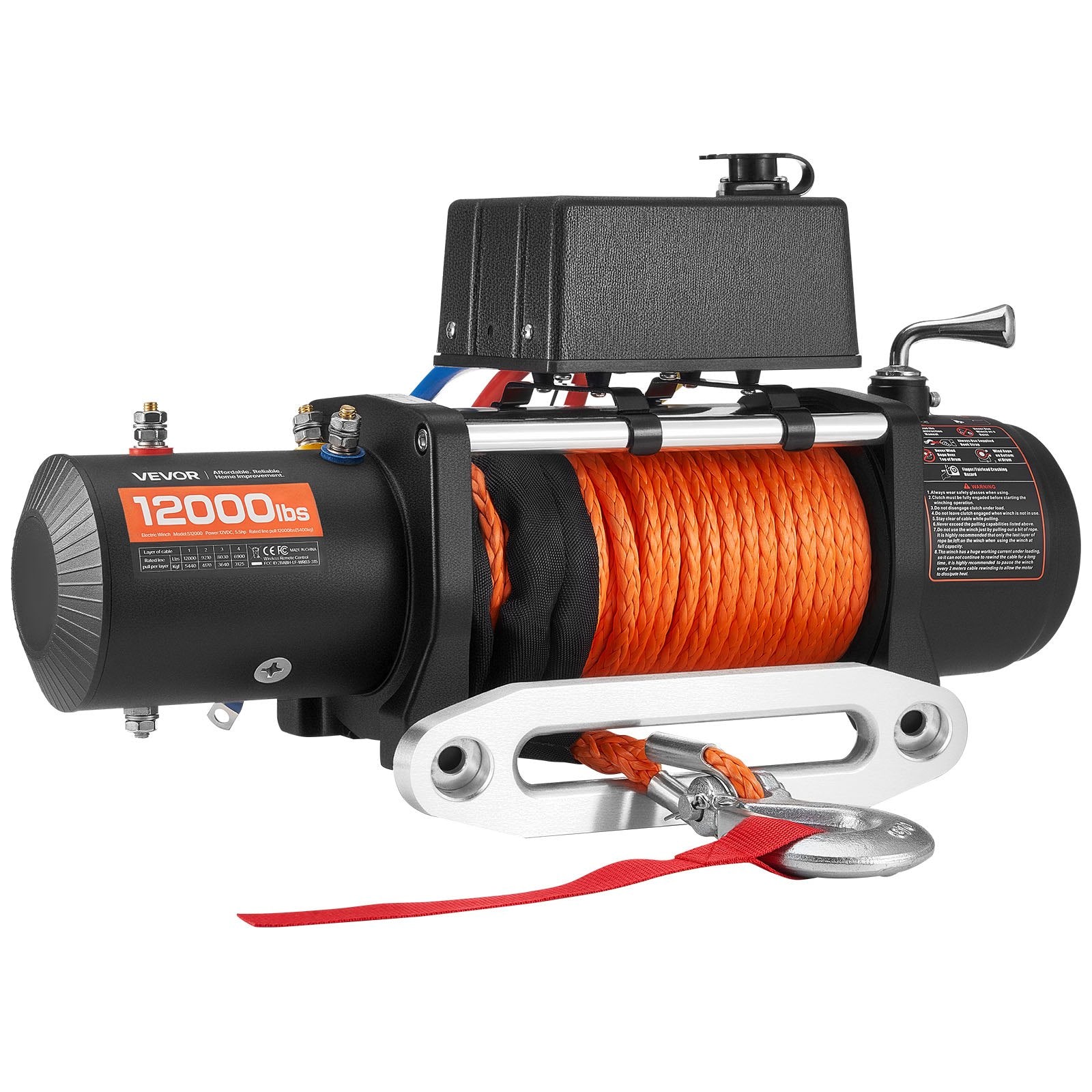 Elektrinė gervė VEVOR S12000, 5400 kg