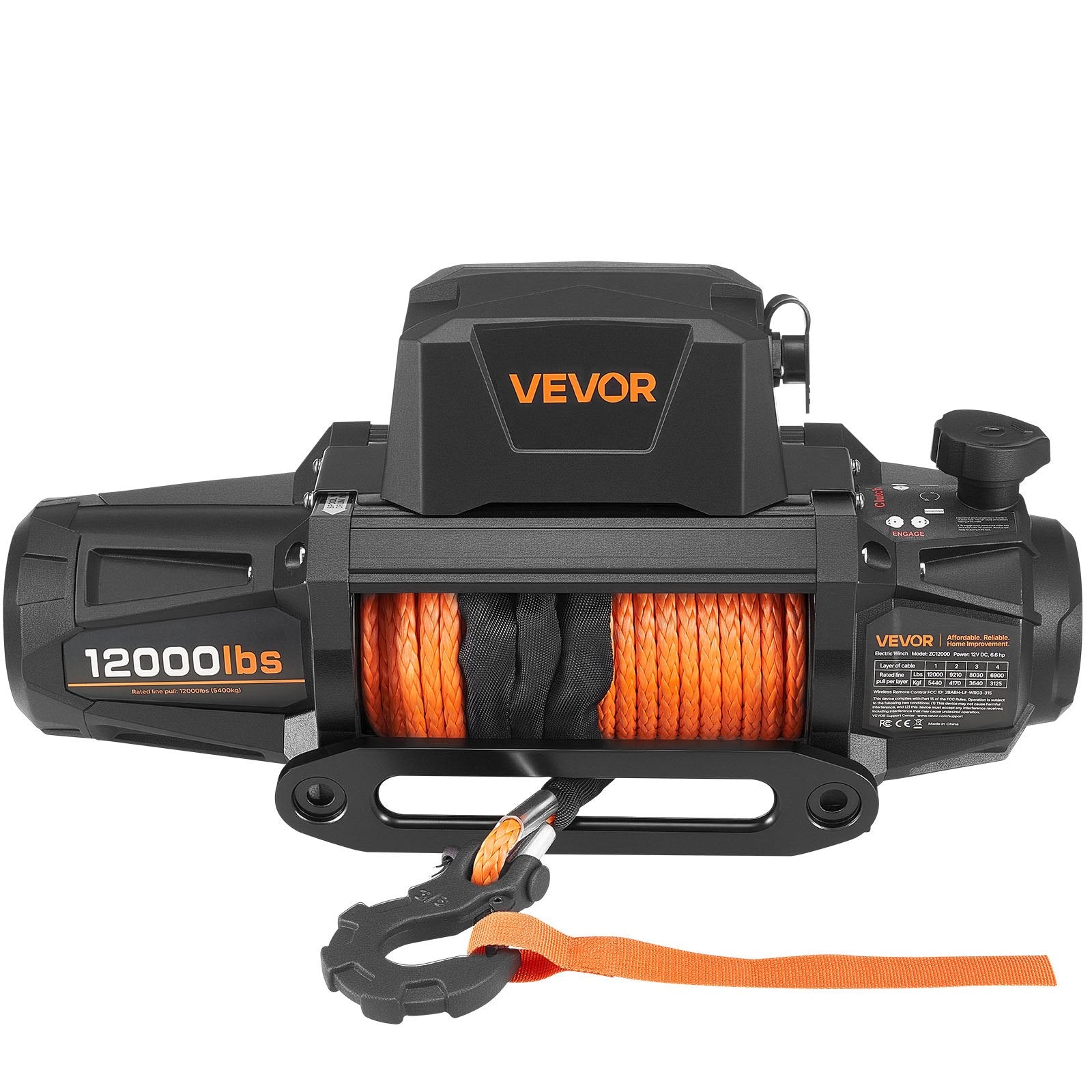 Elektrinė gervė VEVOR ZC12000, 5400 kg