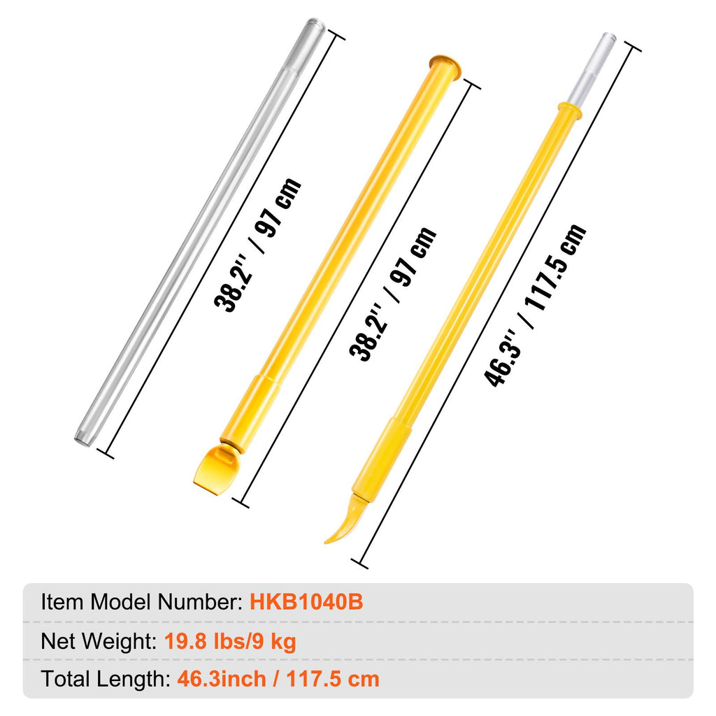 Padangų bortų atspaudėjas VEVOR HKB1040B, 117,6 cm ilgio