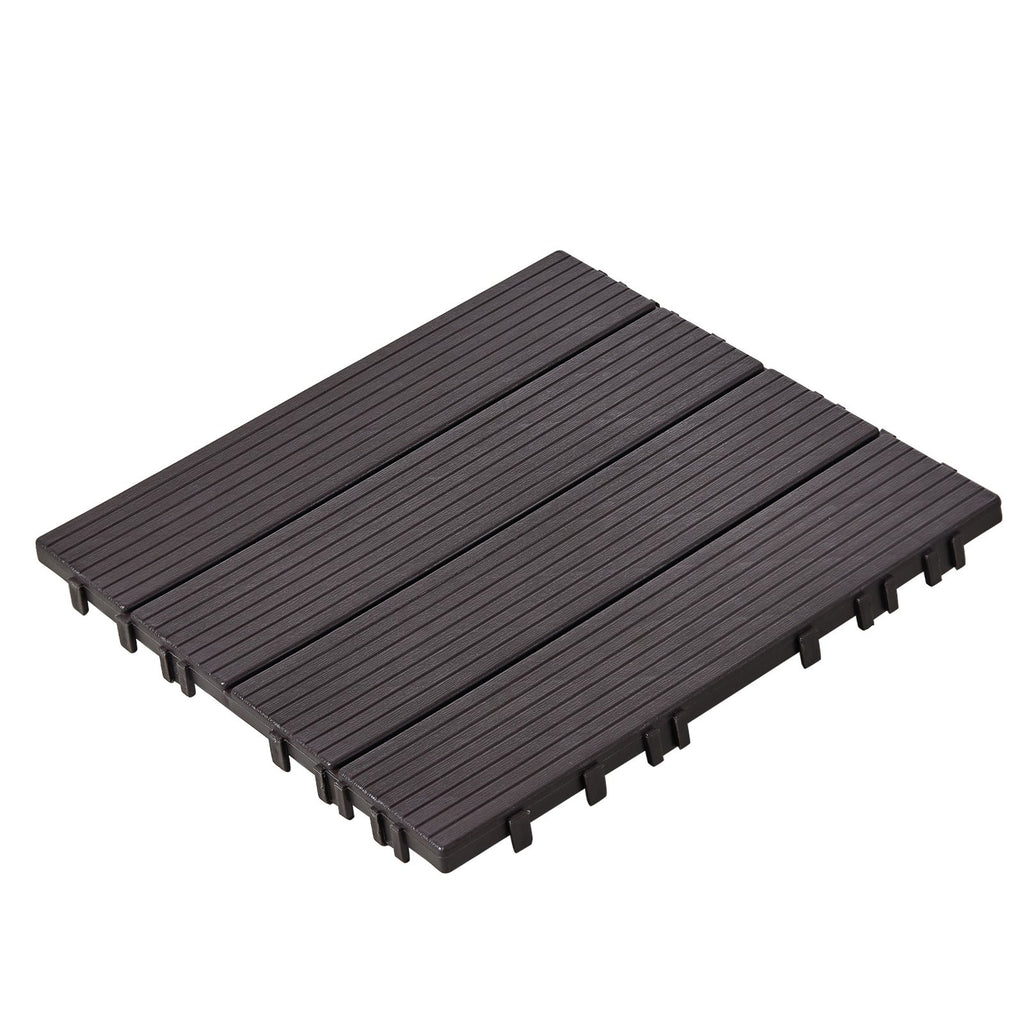 Plastikinės terasos plytelės VEVOR ALSL300-300-10(sz), 10 vnt.