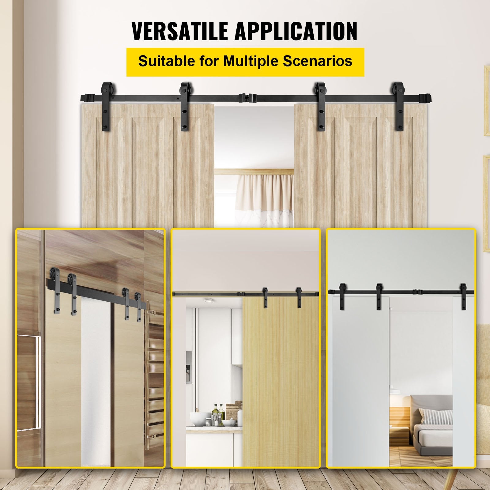 Stumdomų durų mechanizmas VEVOR VV-HDGCDGM-SMDGJX13FT, 396,2 cm