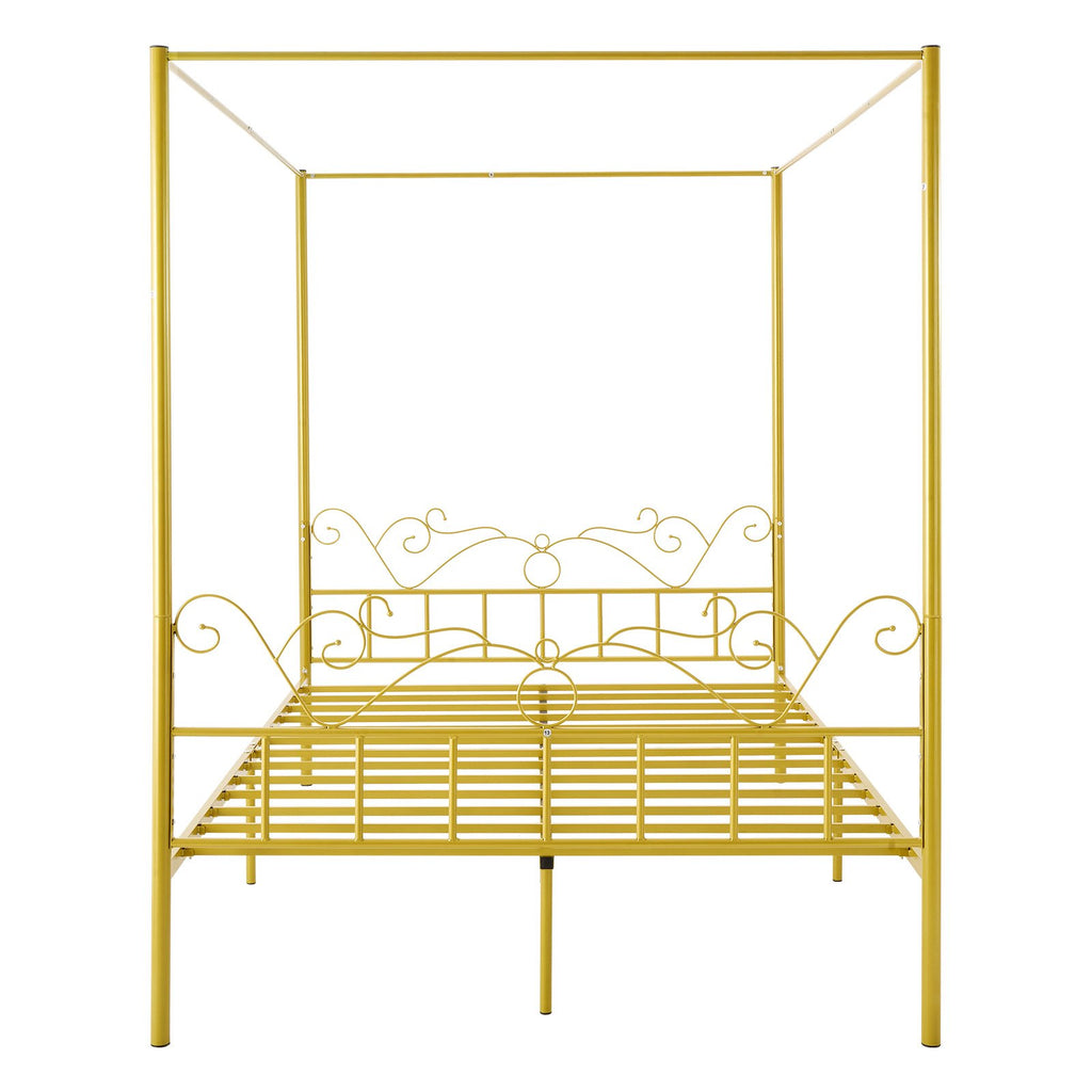 Lovos rėmas su baldakimu VEVOR SSHGC-06, Queen size (155x211 cm)
