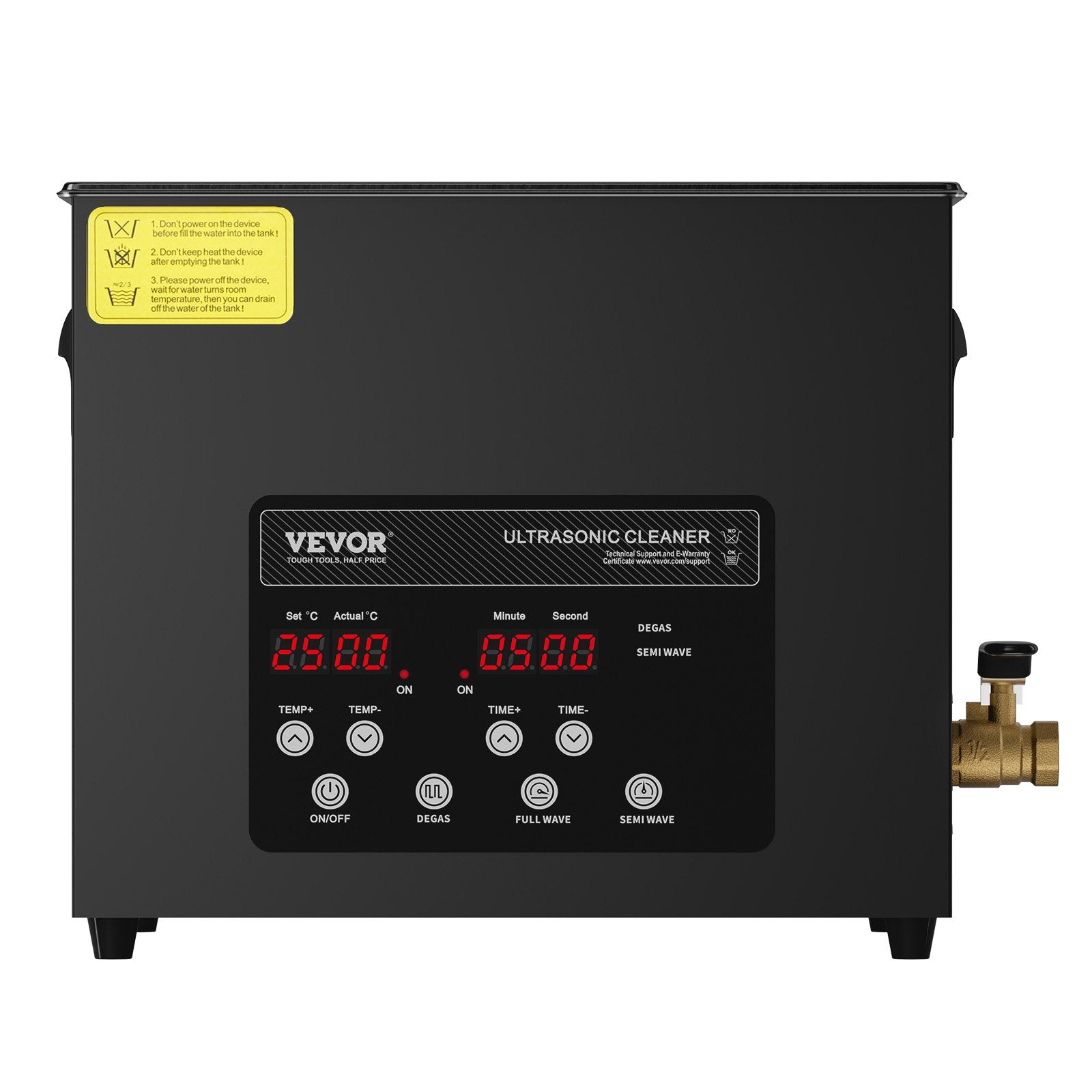 Ultragarsinė vonelė VEVOR KZ-F10, 10 l