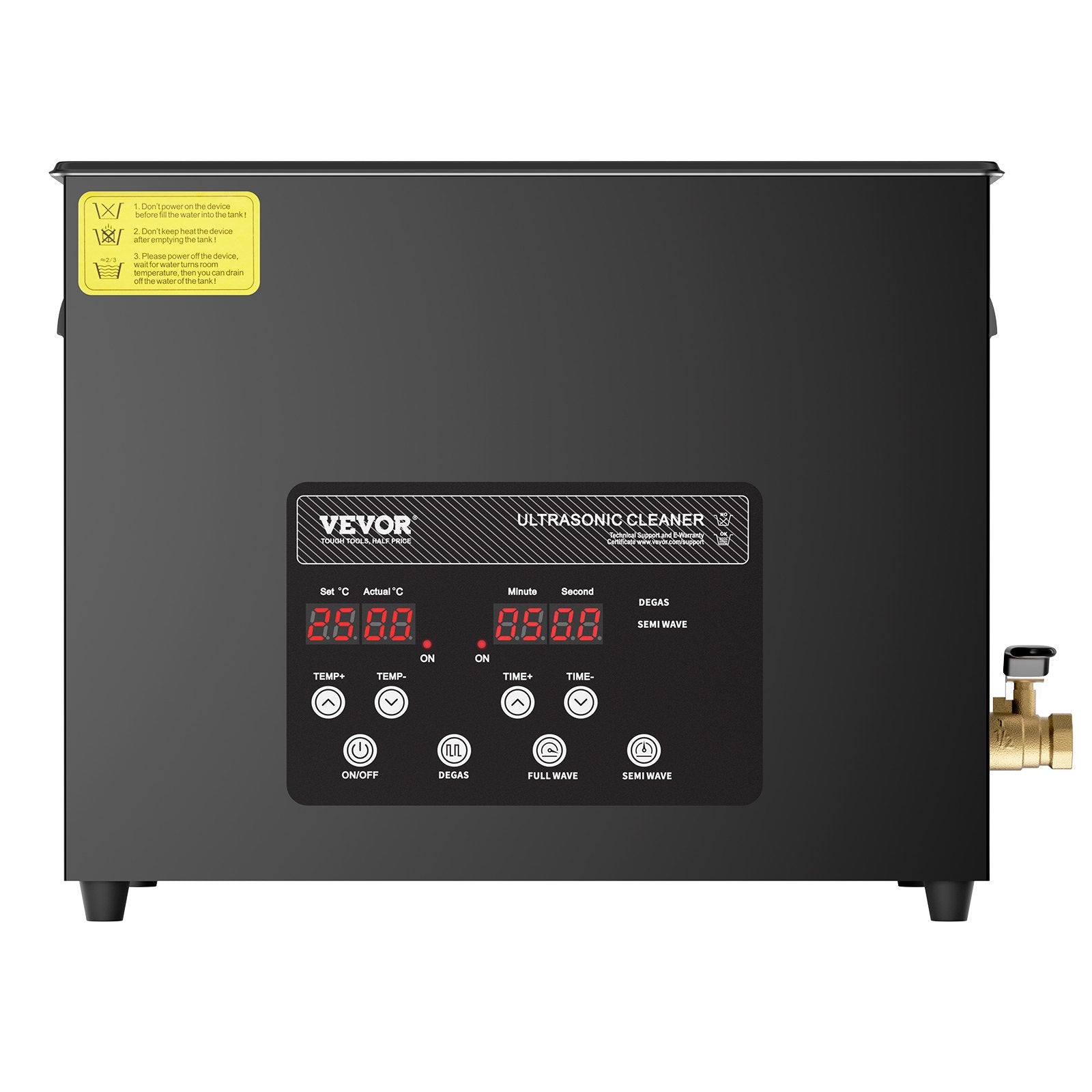 Ultragarsinė valymo vonelė VEVOR KZ-F15, 15 l