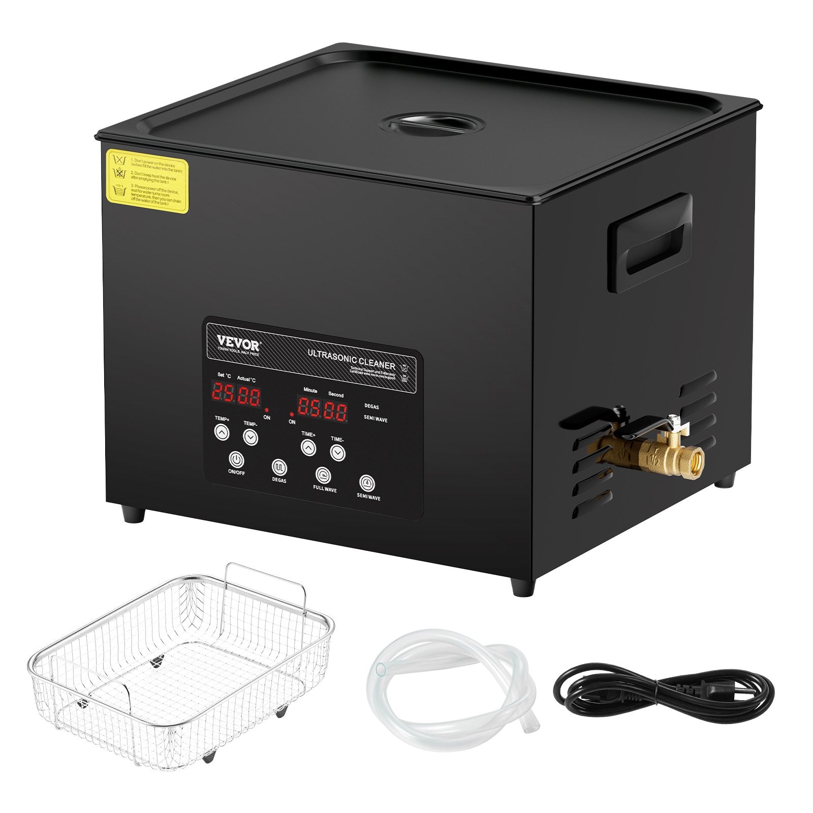 Ultragarsinė valymo vonelė VEVOR KZ-F15, 15 l