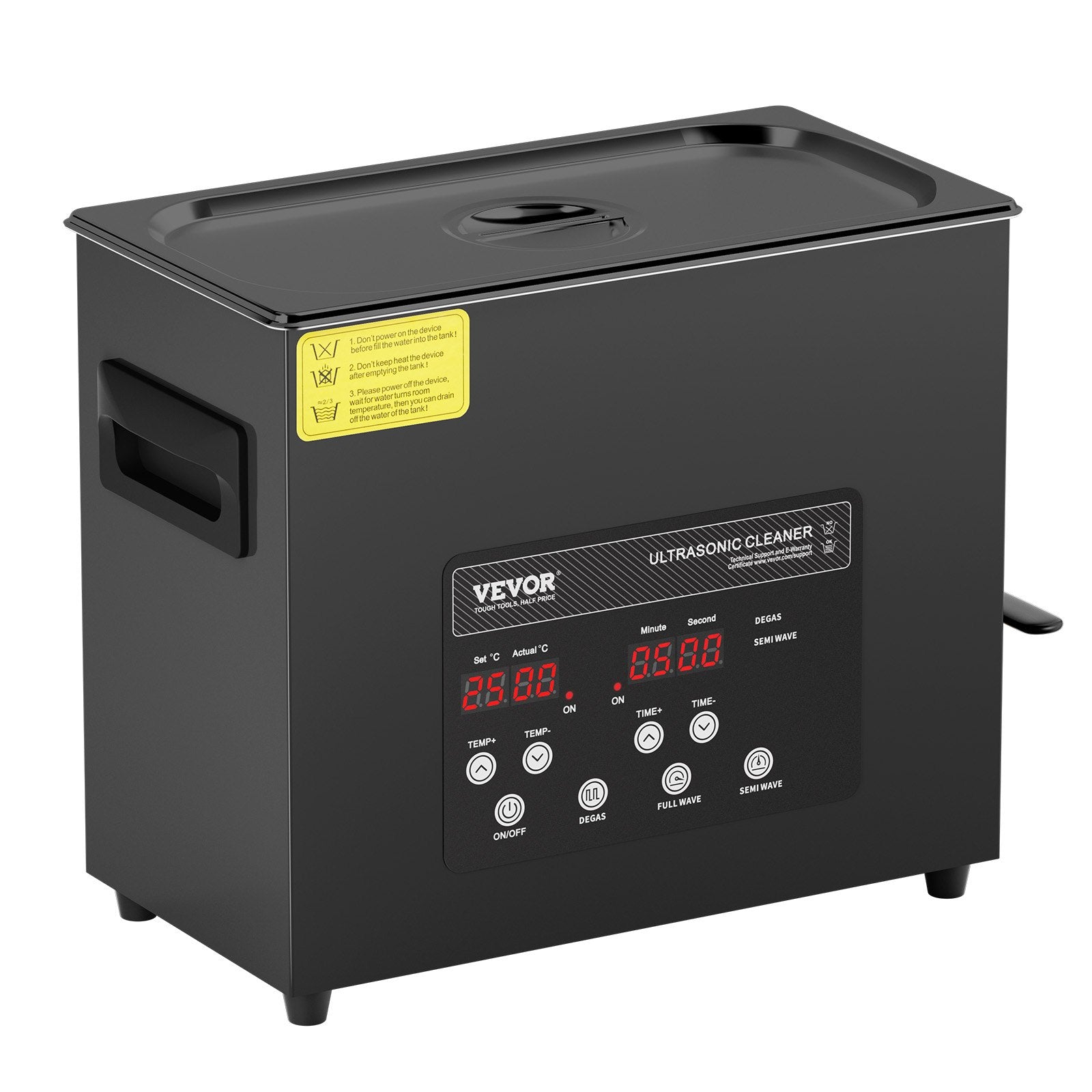 Ultragarsinė valyklė VEVOR KZ-F6, 6 l talpos