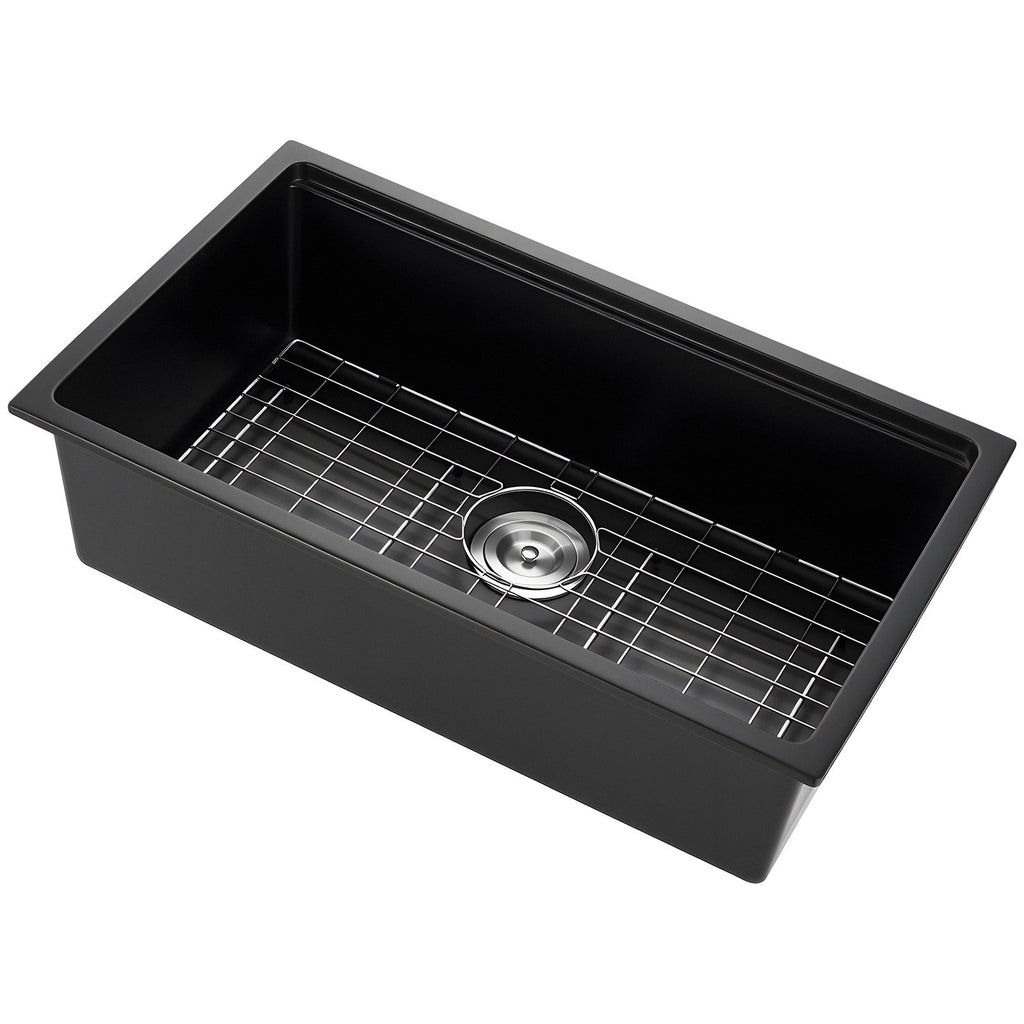 Granitinė virtuvės plautuvė VEVOR CS762457, 76 cm