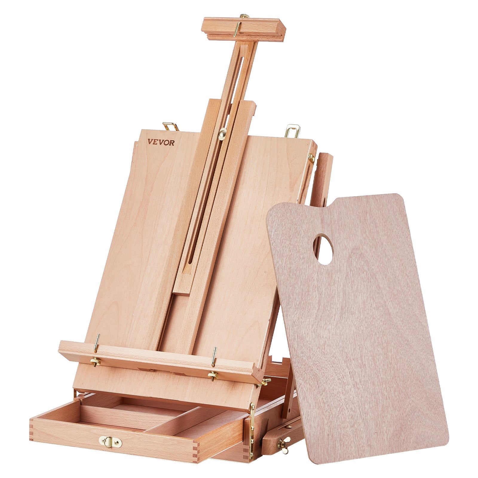 Prancūziškas molbertas-lagaminas VEVOR HX-3, iki 86,5 cm drobėms