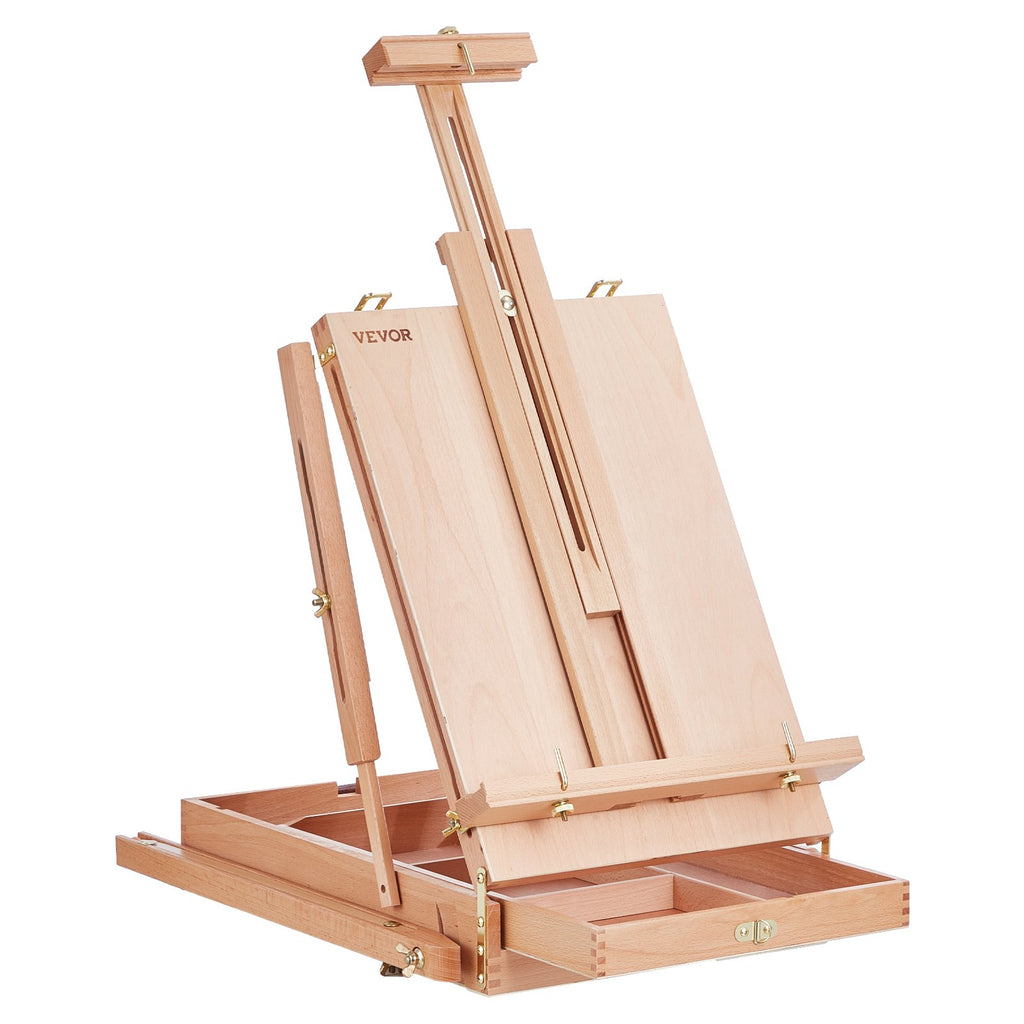 Prancūziškas molbertas-lagaminas VEVOR HX-3, iki 86,5 cm drobėms