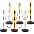 Kelio atitvarų stulpeliai VEVOR CC-F03-N-RW-2PCS-2.5M, 6 vnt. rinkinys