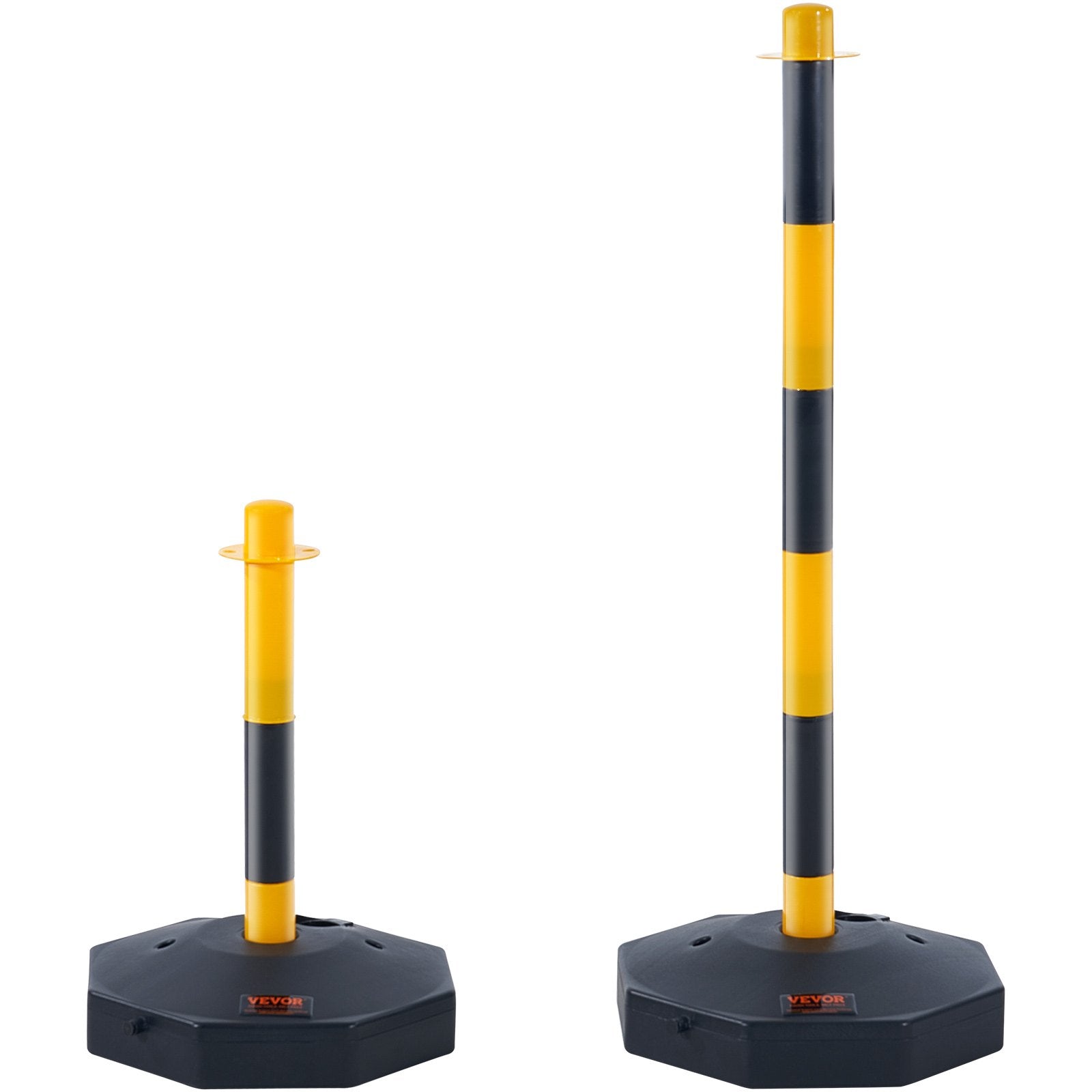 Kelio atitvarų stulpeliai VEVOR CC-F03-N-RW-2PCS-2.5M, 6 vnt. rinkinys