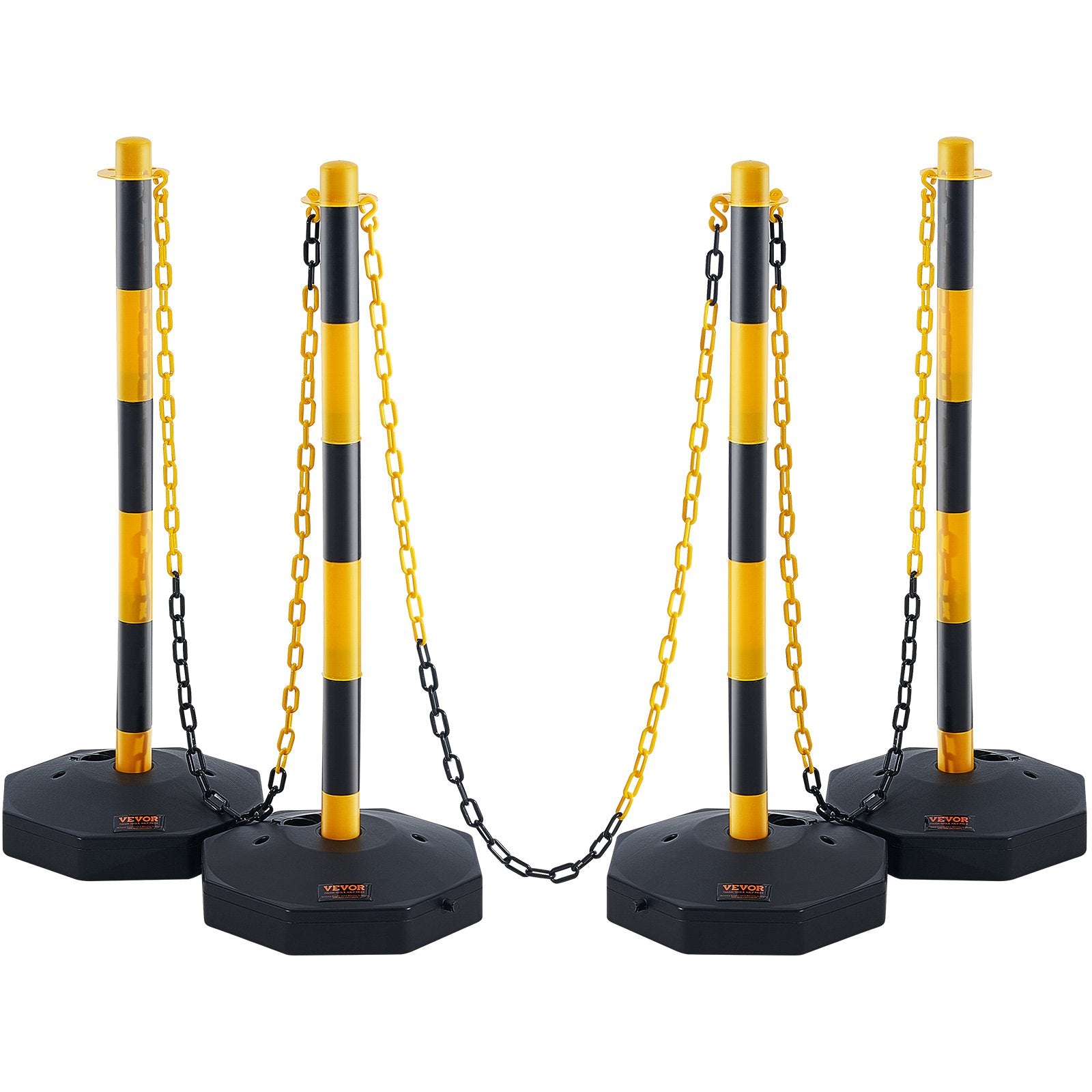 Eismo reguliavimo stulpeliai VEVOR CC-F03-N-RW-2PCS-2.5M, 4 vnt. komplektas