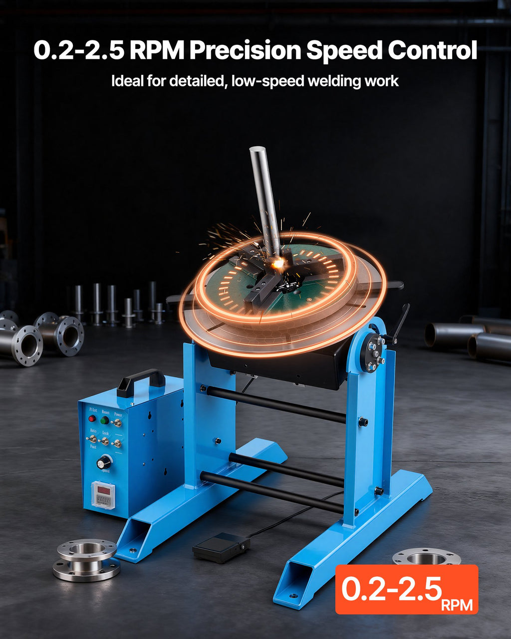 Rotacinis suvirinimo pozicionierius VEVOR HD-300, 300 kg keliamoji galia