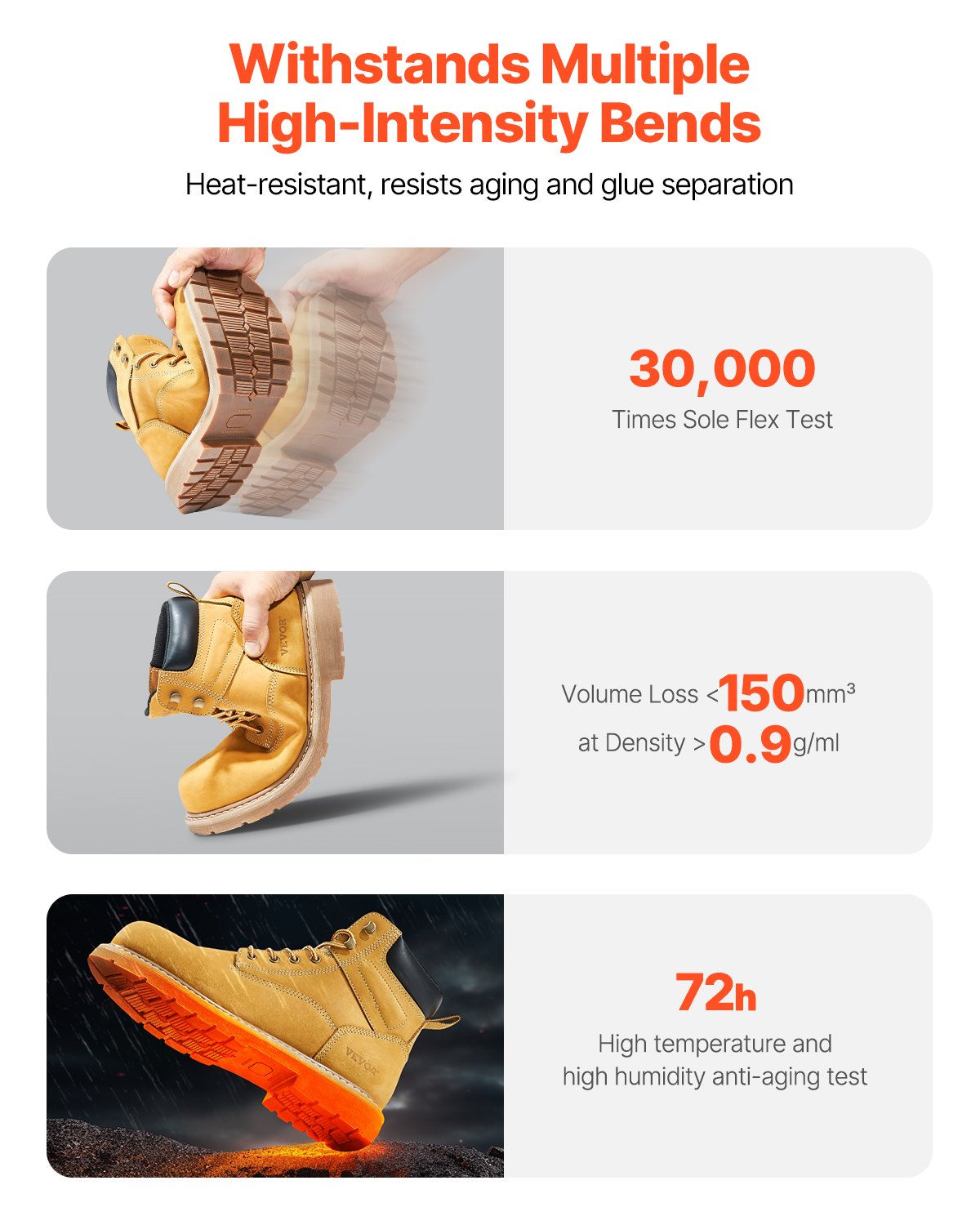 Darbo batai VEVOR 16-693, 43 dydis