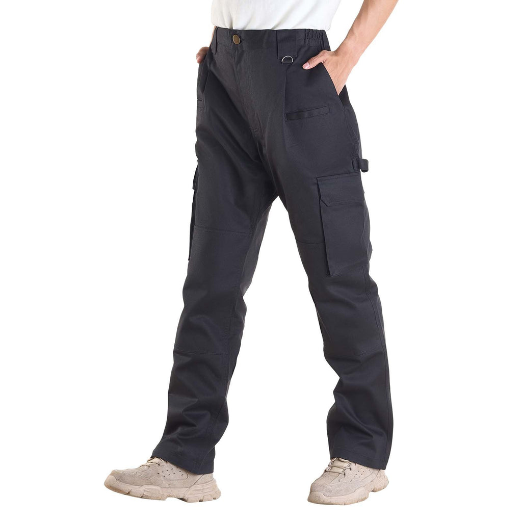 Atsparios ugniai darbinės kelnės VEVOR AP-9700, XL dydis, juodos