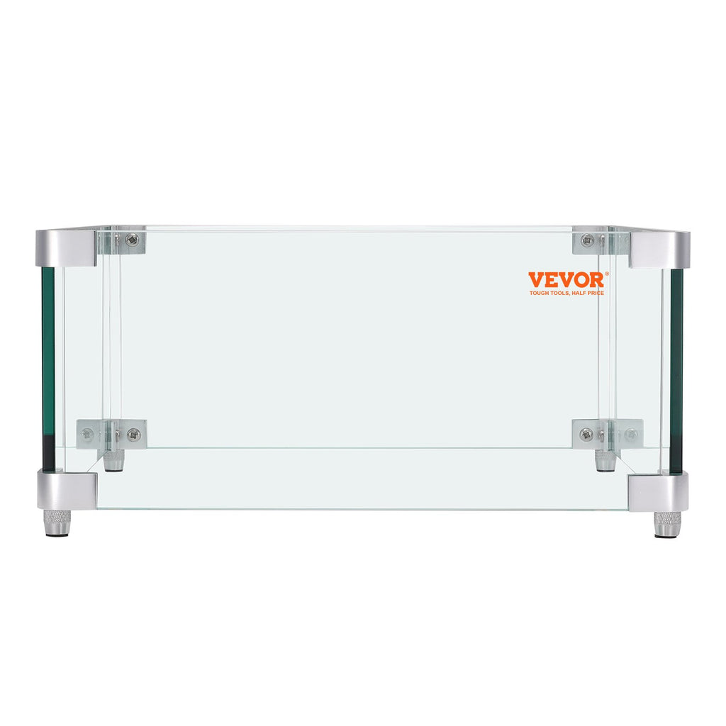 Lauko židinio apsauga nuo vėjo VEVOR VV-FWG-FX1515, 380 x 380 x 180 mm