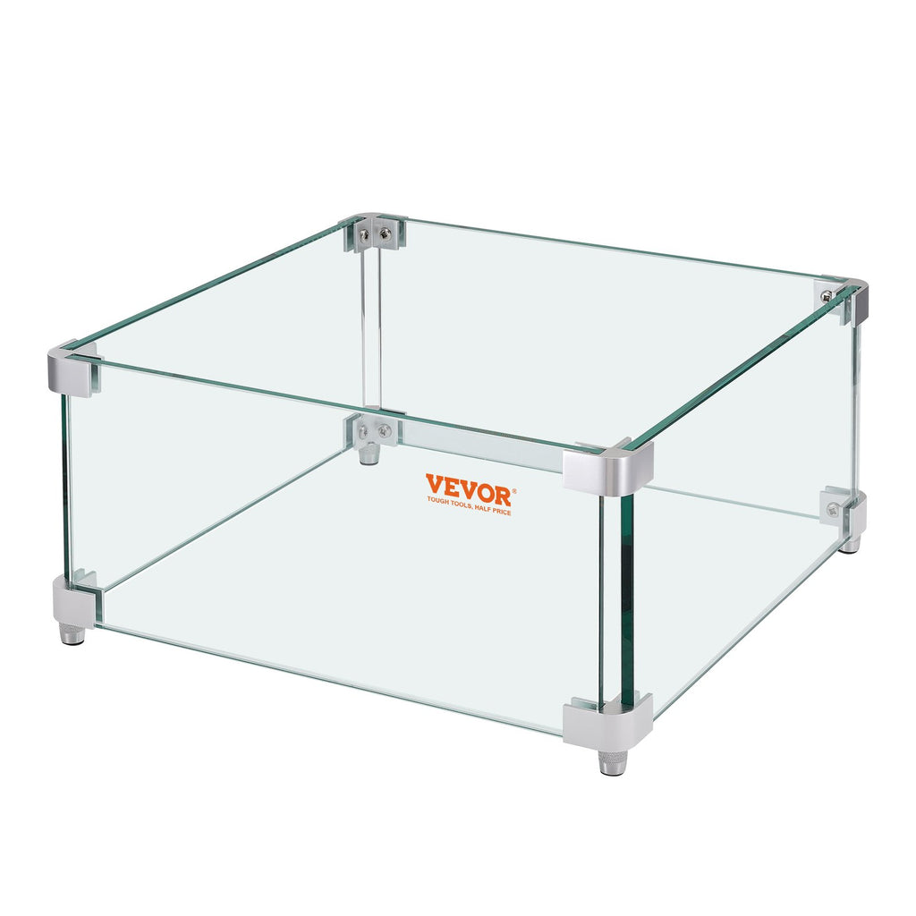 Lauko židinio apsauga nuo vėjo VEVOR VV-FWG-FX1515, 380 x 380 x 180 mm