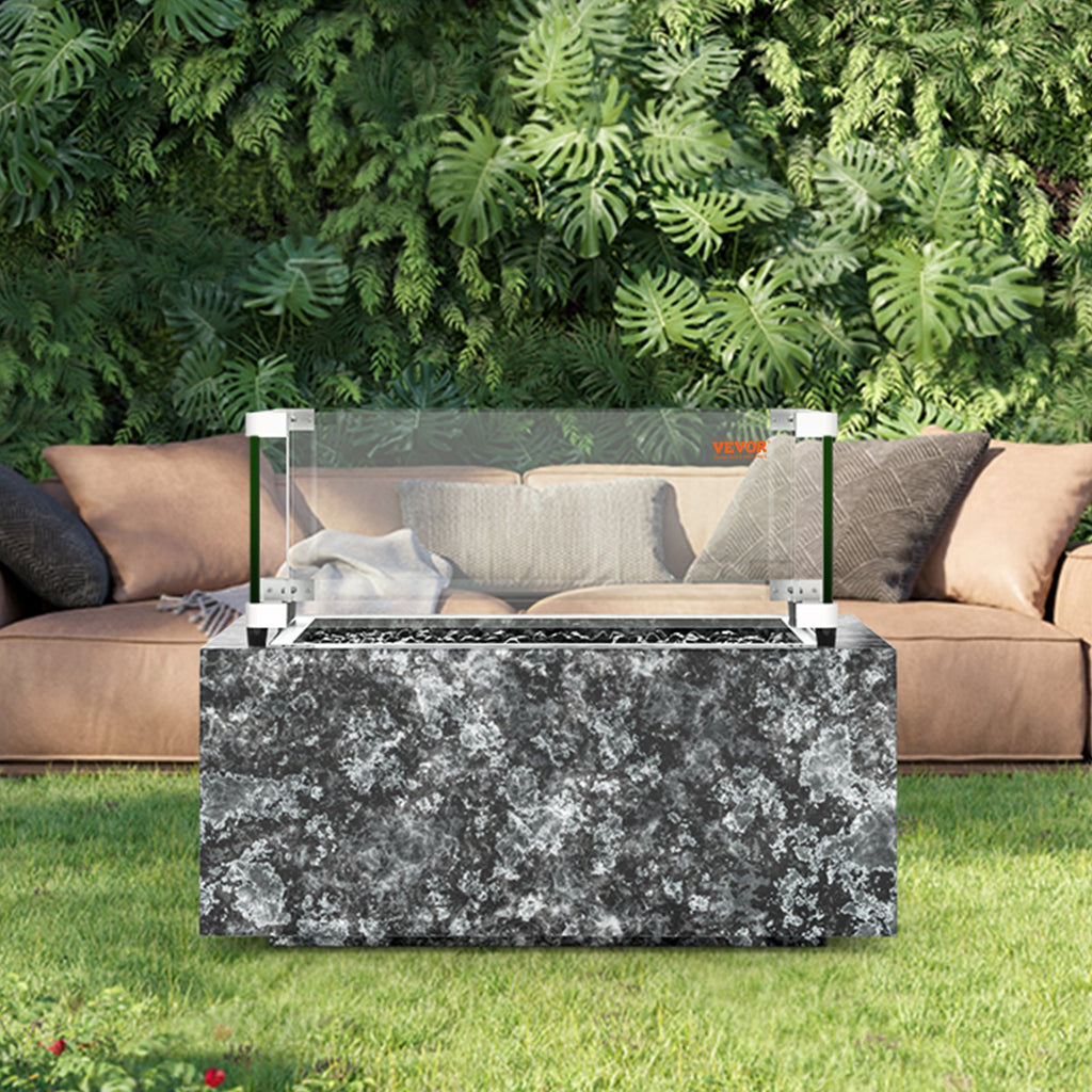 Lauko židinio apsauga nuo vėjo VEVOR FFB16#, 493 x 493 x 191 mm