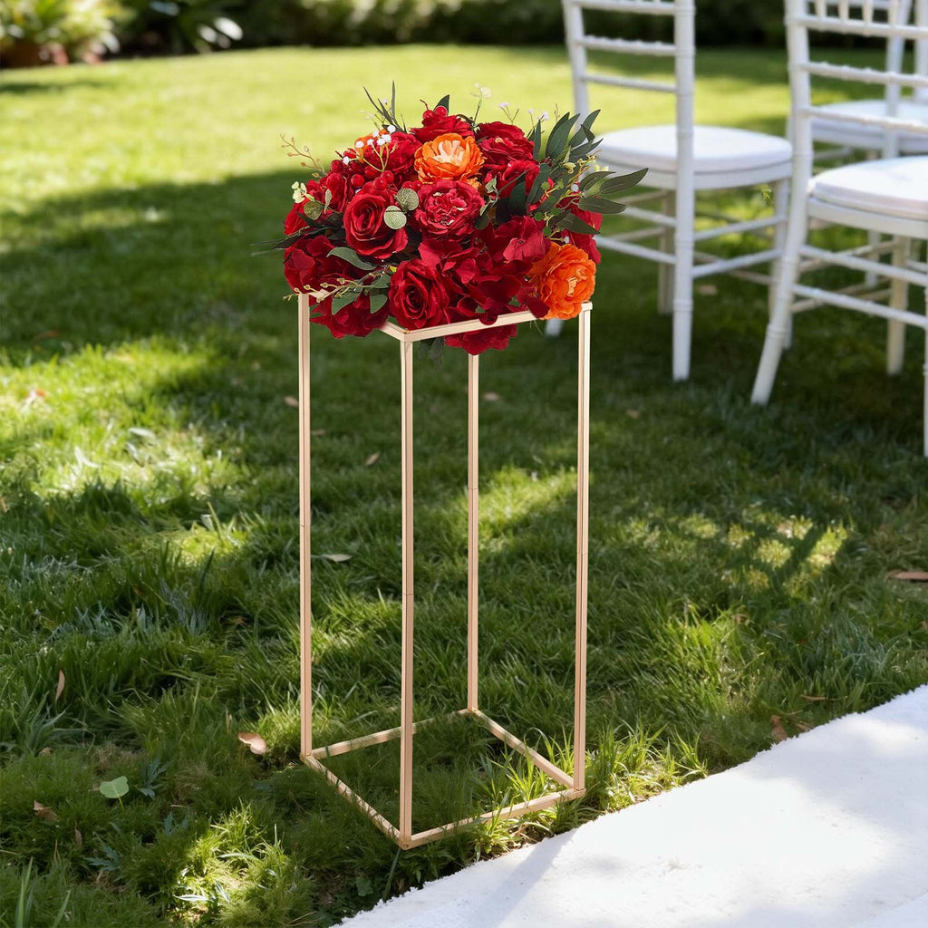 Vestuvinių gėlių stovų rinkinys VEVOR LJL-8017, 10 vnt., 60 cm aukščio