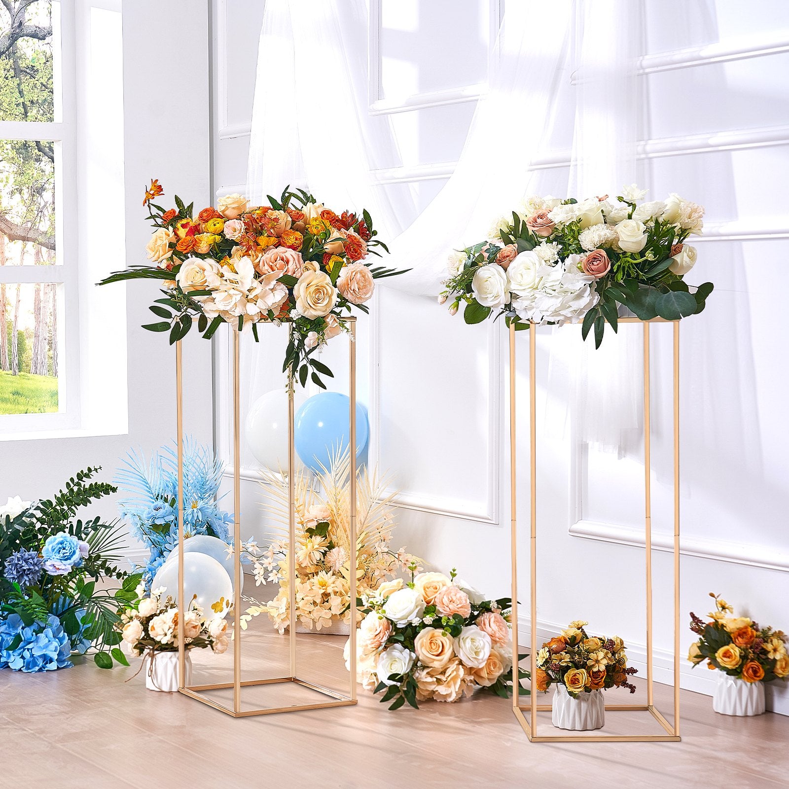 Vestuvinis gėlių stovas VEVOR LJLHLHJ8004, 80 cm aukščio