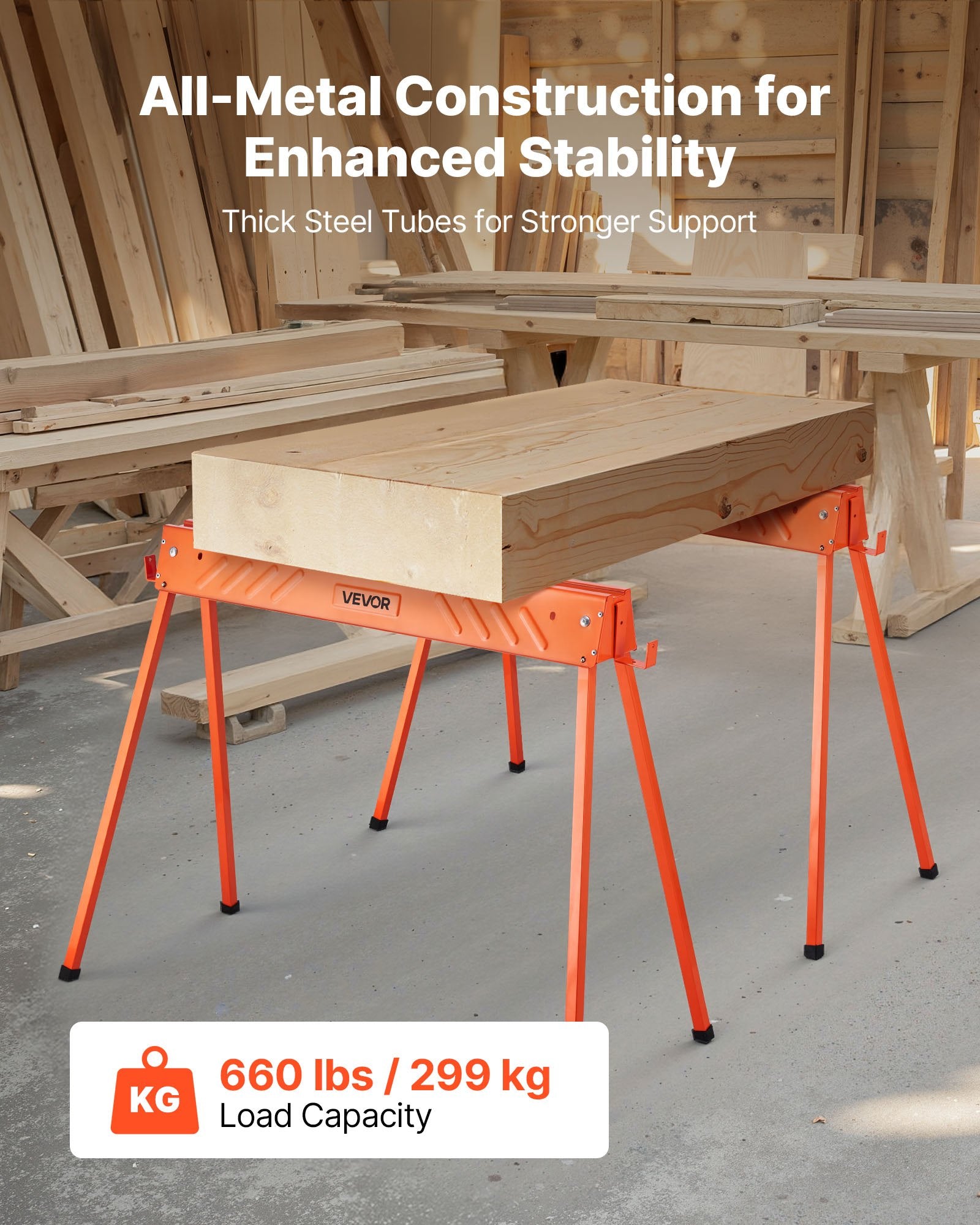 Atraminės ožkos VEVOR SL-T014, 299,4 kg apkrova